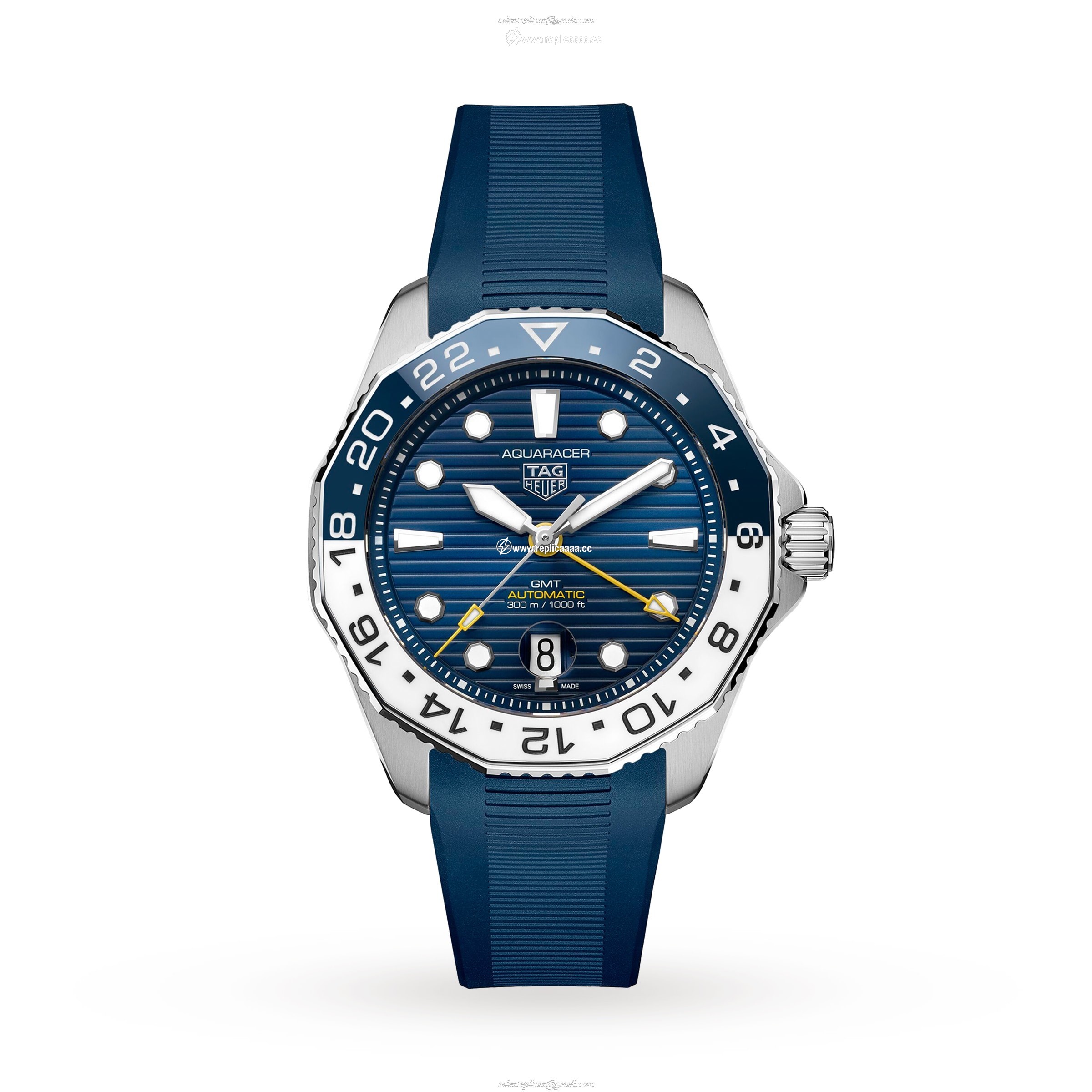 TAG Heuer Aquaracer Professional 300 GMT 43mm Mens details Rubber WBP2010.FT6198 1 TAG Heuer Aquaracer Professional 300 GMT 43mm Mens details Rubber WBP2010.FT6198