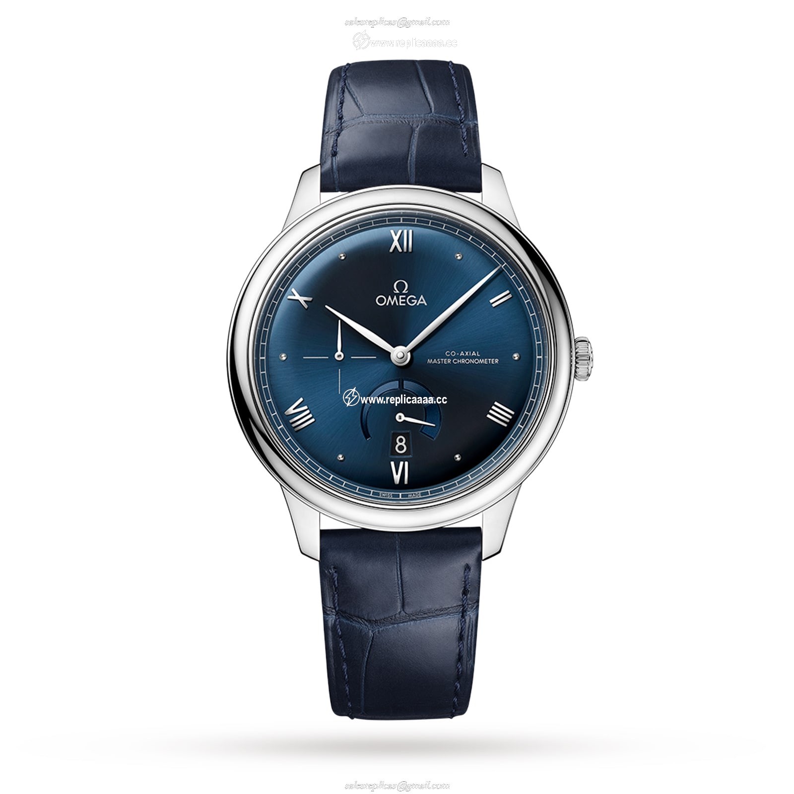 Omega De Ville Prestige Co-Axial Master Chronometer Power Reserve 41mm Mens details Blue O43413412103002 1 Omega De Ville Prestige Co-Axial Master Chronometer Power Reserve 41mm Mens details Blue O43413412103002