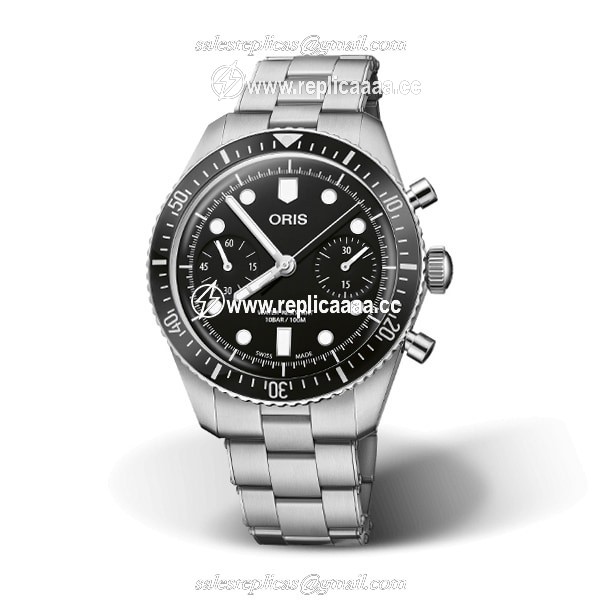 Oris Divers Sixty Five Chronograph 40mm Mens details Black Stainless Steel 01 771 7791 4054-07 8 20 18 1 Oris Divers Sixty Five Chronograph 40mm Mens details Black Stainless Steel 01 771 7791 4054-07 8 20 18