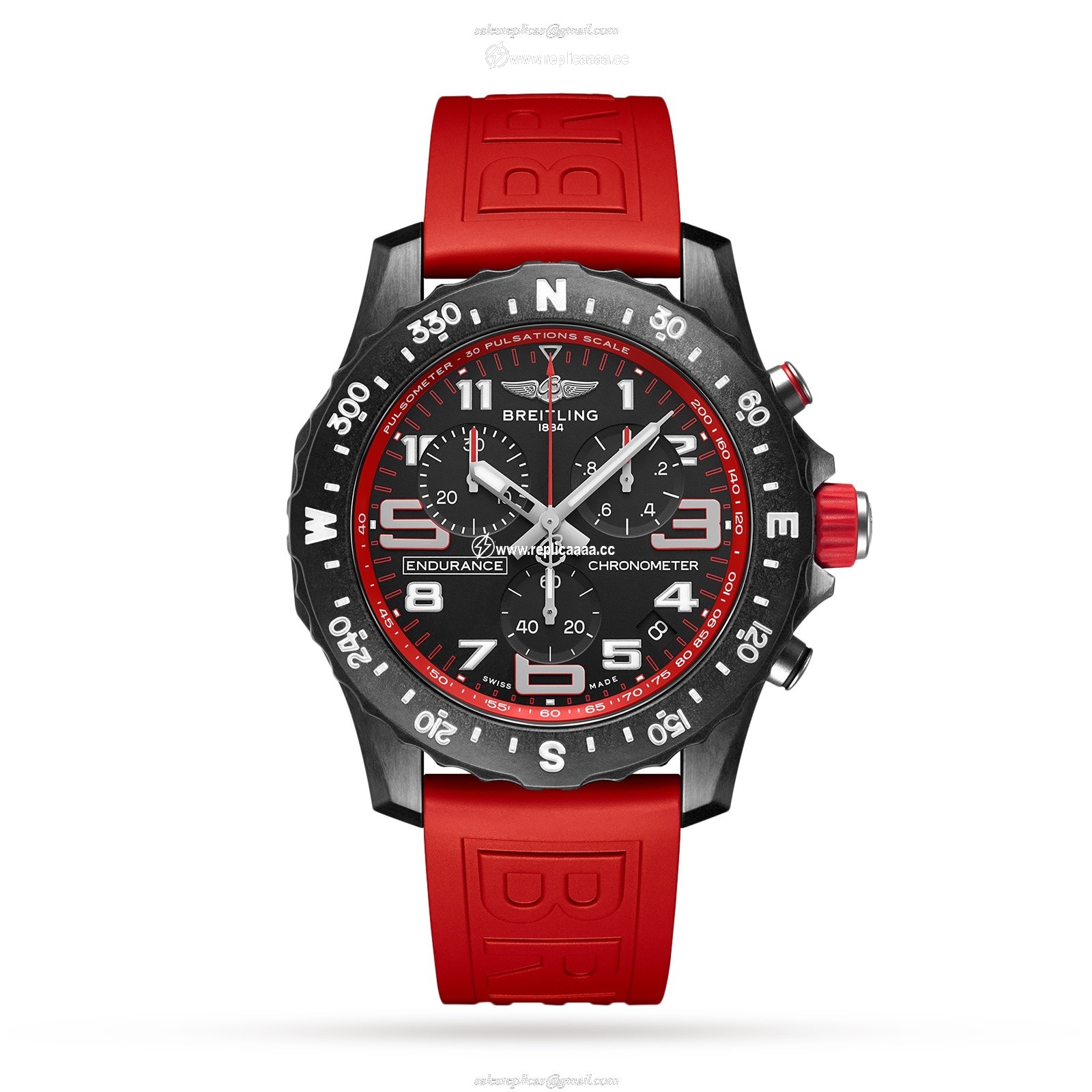 Breitling Endurance Pro 44 Red details X82310D91B1S1