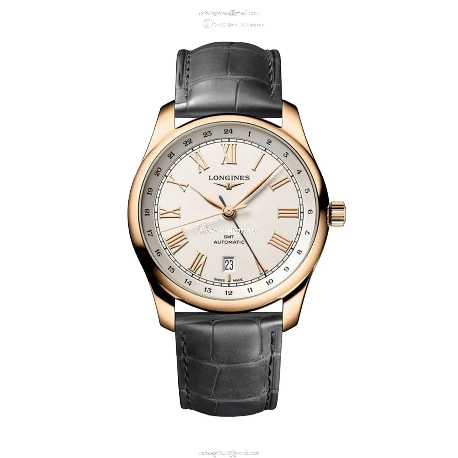 Longines Master Collection 40mm Automatic Rose Gold Mens details L28448712 1 Longines Master Collection 40mm Automatic Rose Gold Mens details L28448712