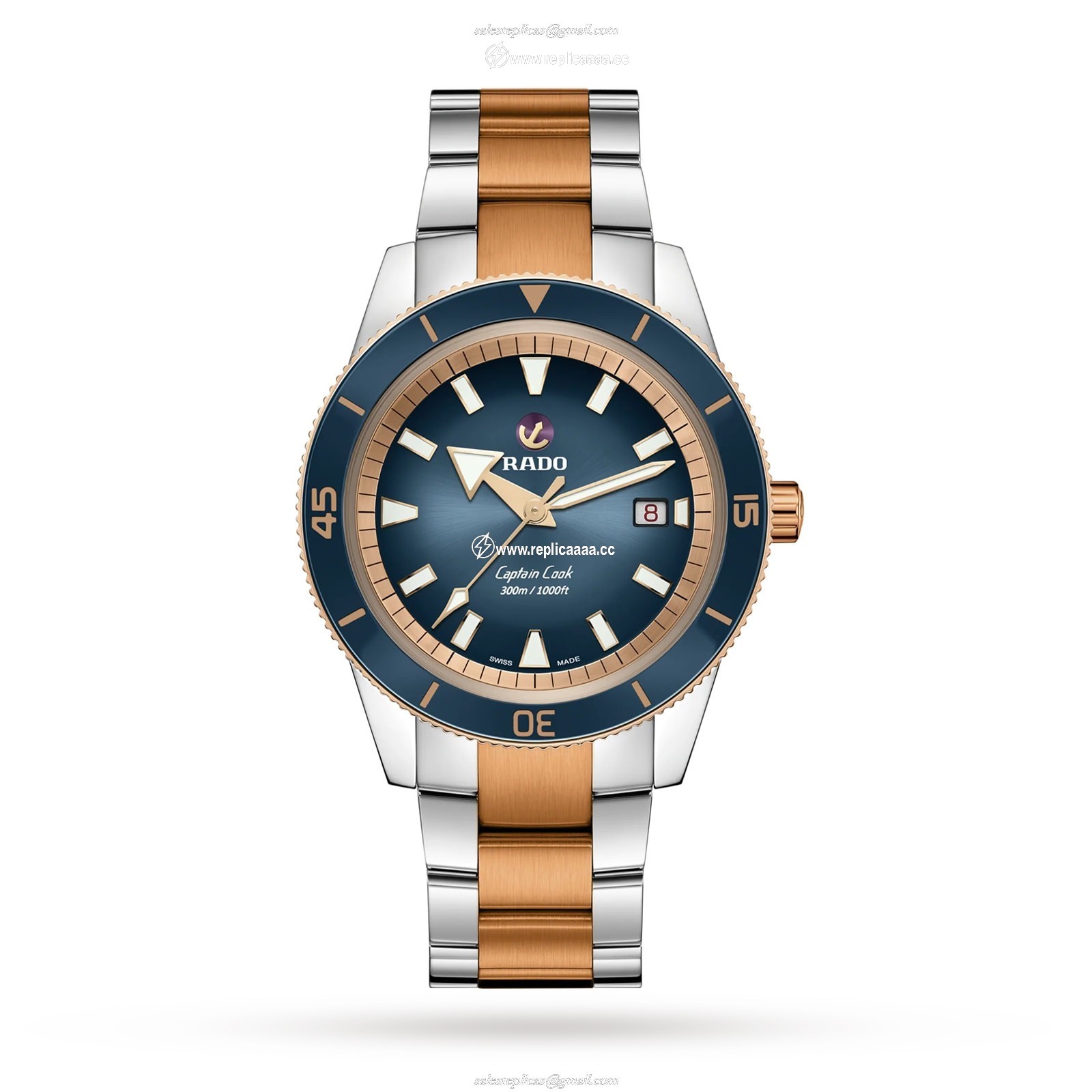 Rado Captain Cook Automatic 42mm Mens details R32137203
