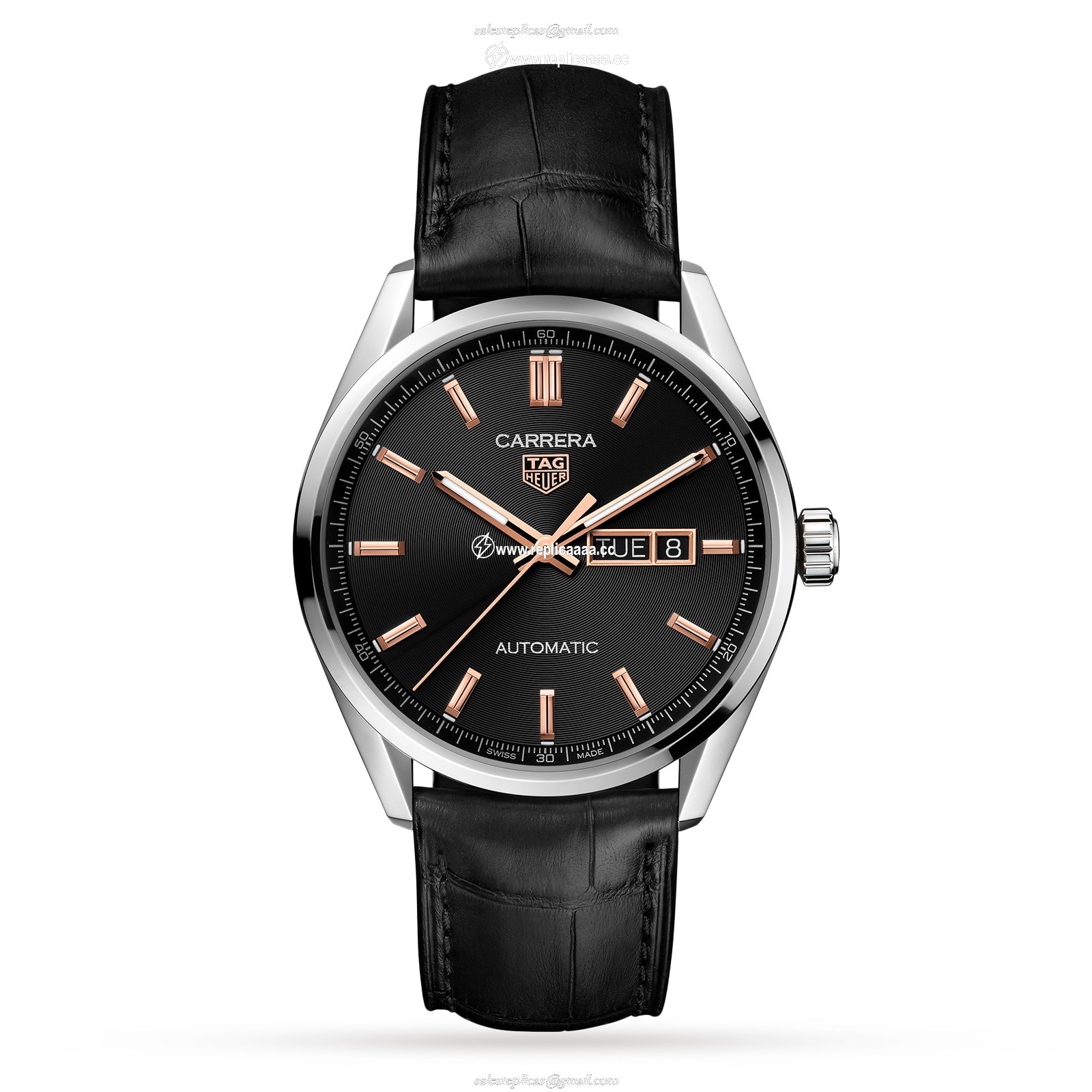 TAG Heuer Carrera Three - Hand Automatic Mens 41mm details WBN2013.FC6503