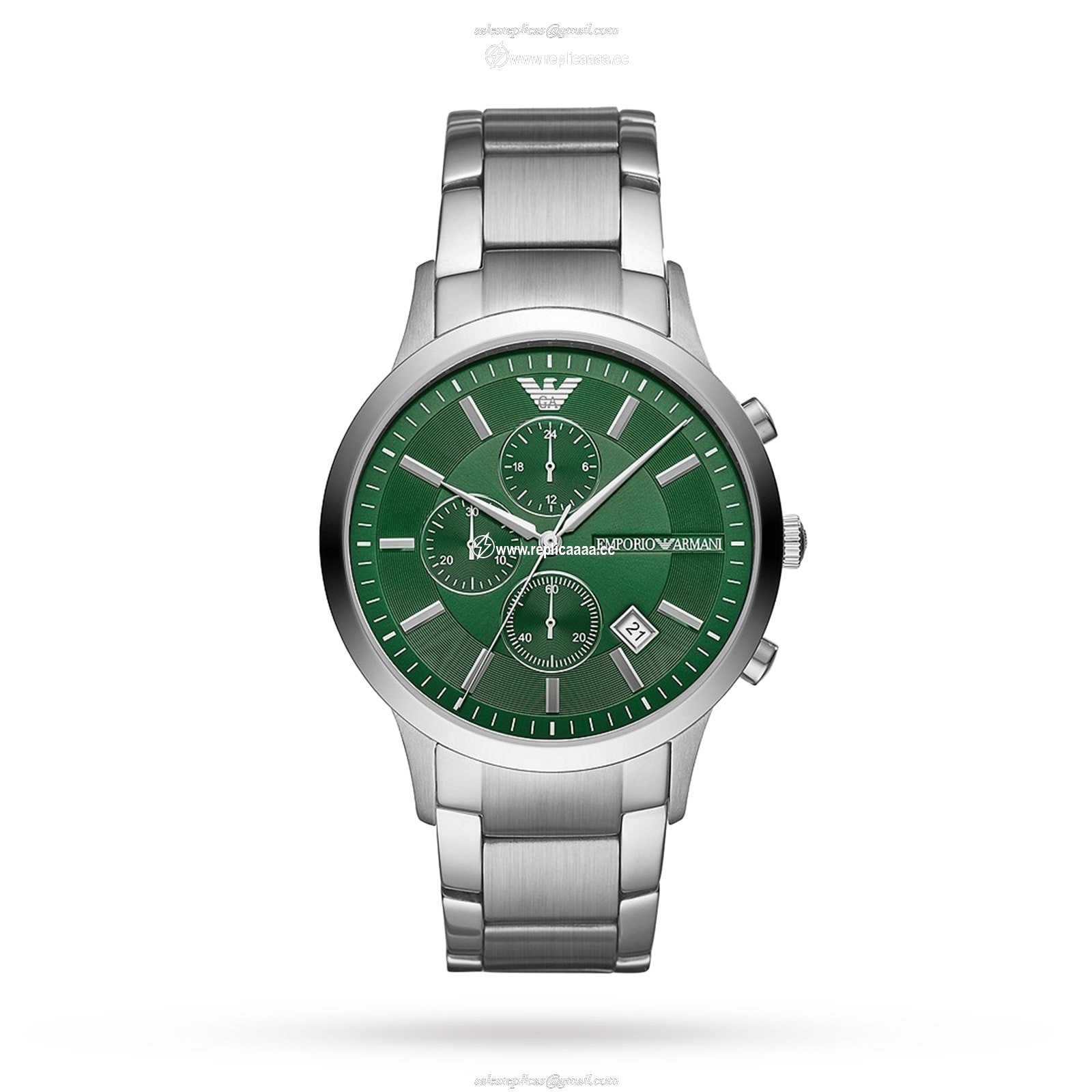 Emporio Armani Renato Chronograph Mens details 43mm AR11507 1 Emporio Armani Renato Chronograph Mens details 43mm AR11507