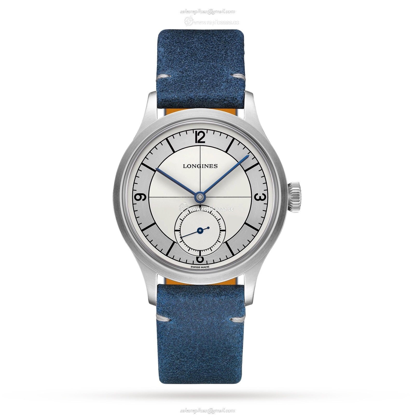 Longines Heritage 38.5mm Mens details L28284732