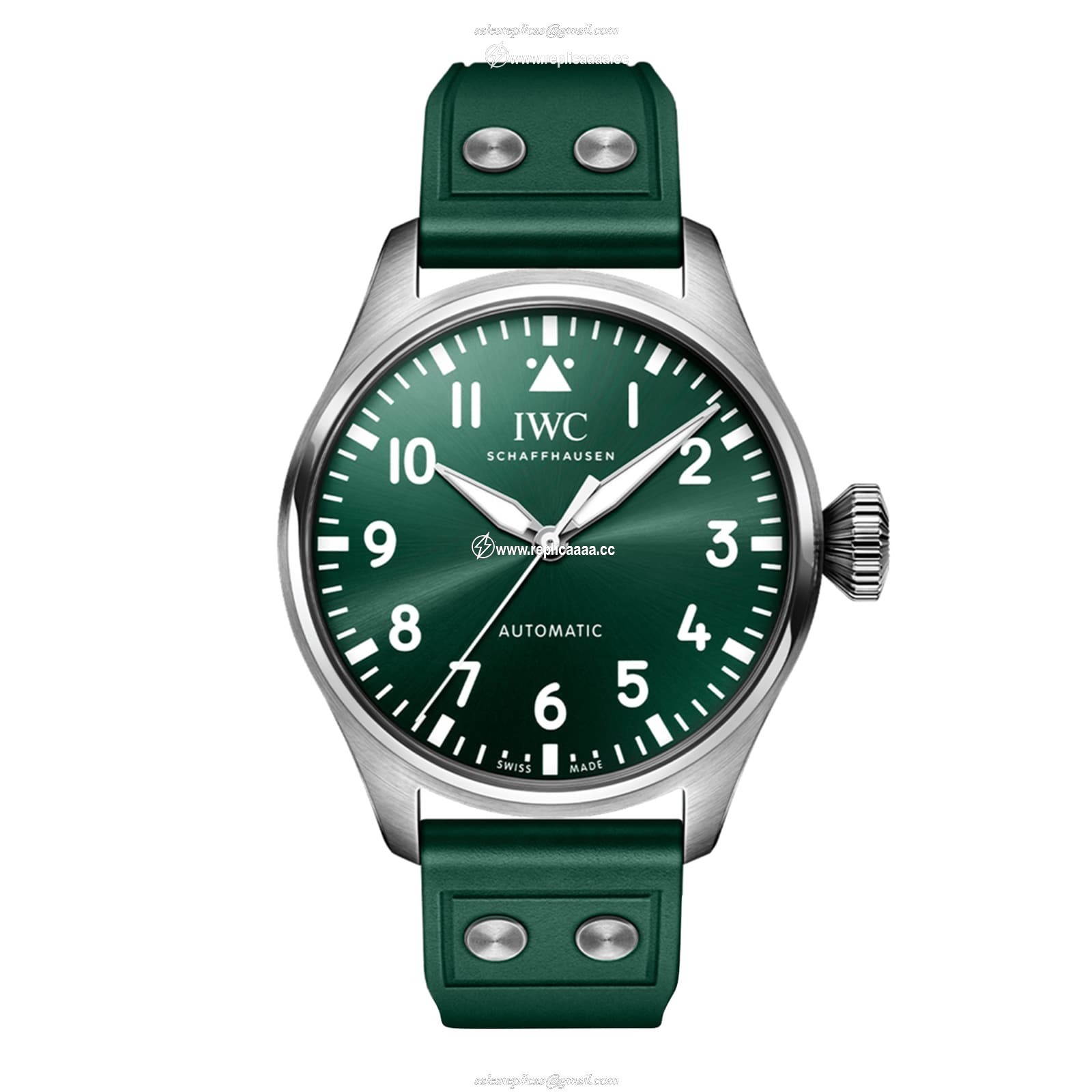 IWC Big Pilot 43mm Mens details Green IW329306 1 IWC Big Pilot 43mm Mens details Green IW329306