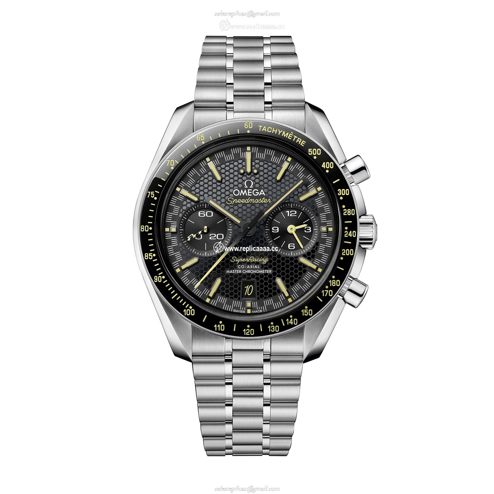 Omega Super Racing Co-Axial Master Chronometer Chronograph 44.25mm Mens details O32930445101003