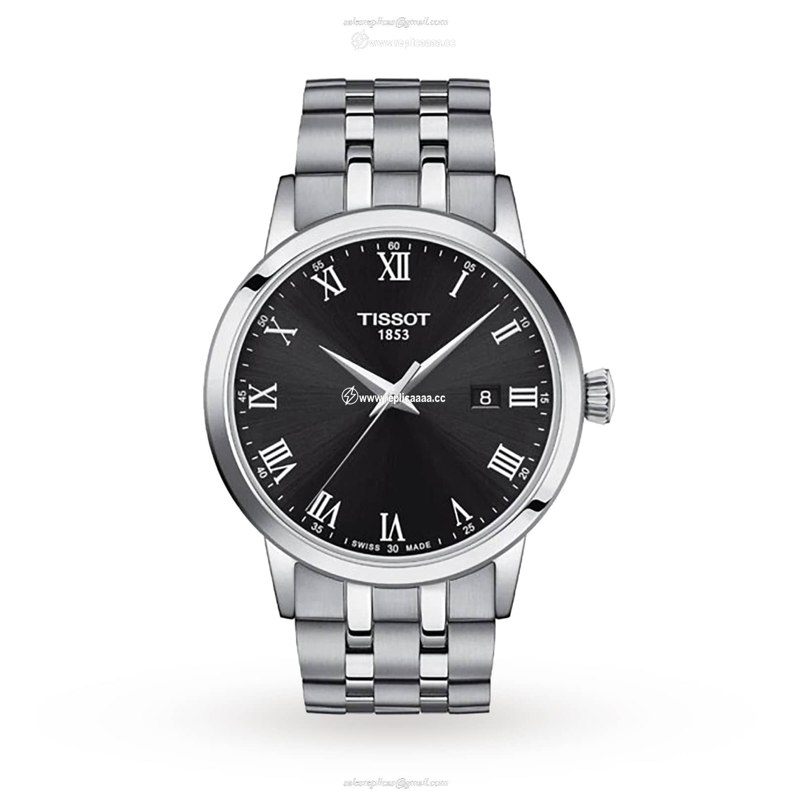 Tissot T-Classic Dream Mens details 42mm T1294101105300 1 Tissot T-Classic Dream Mens details 42mm T1294101105300
