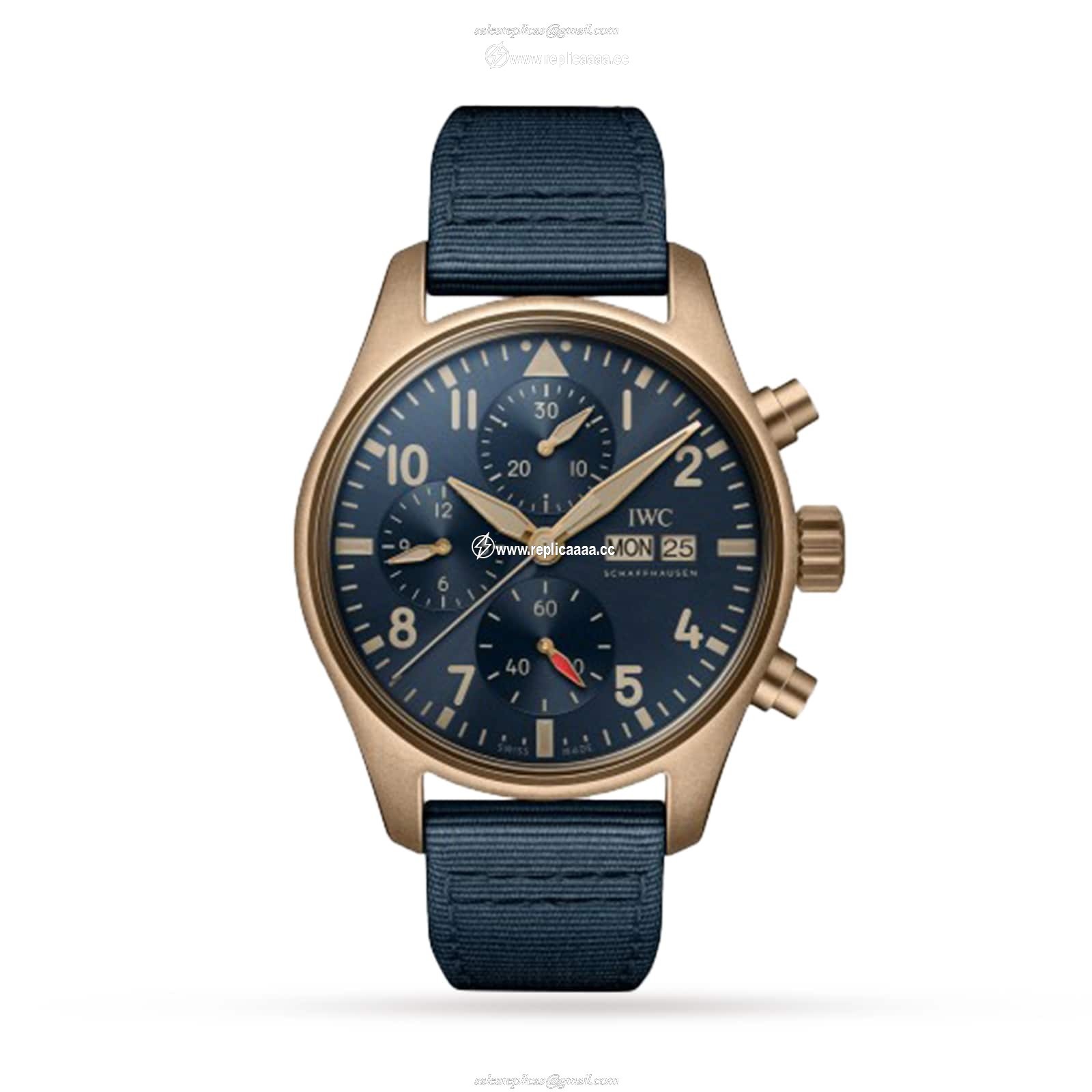 IWC Pilot's Chronograph 41mm Mens details IW388109 1 IWC Pilot's Chronograph 41mm Mens details IW388109