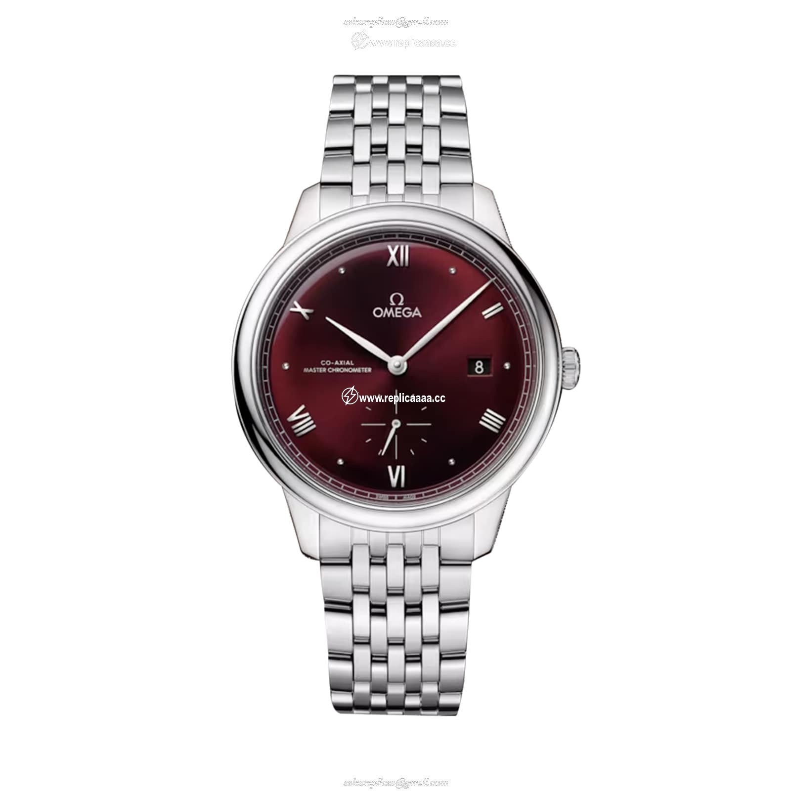 Omega De Ville Prestige 41mm Mens details Red O43410412011001