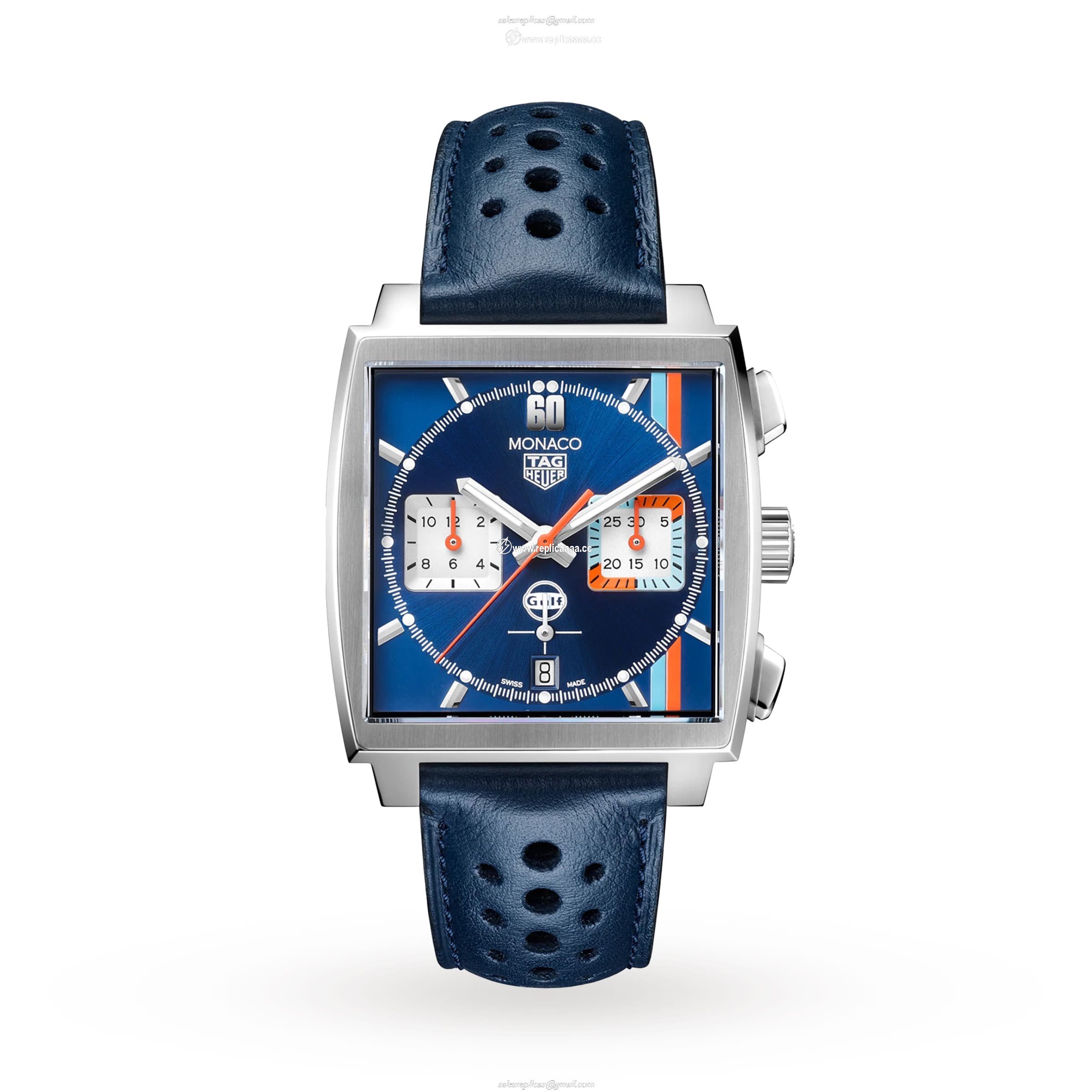 TAG Heuer Monaco Gulf Special Edition 39mm Mens details CBL2115.FC6494