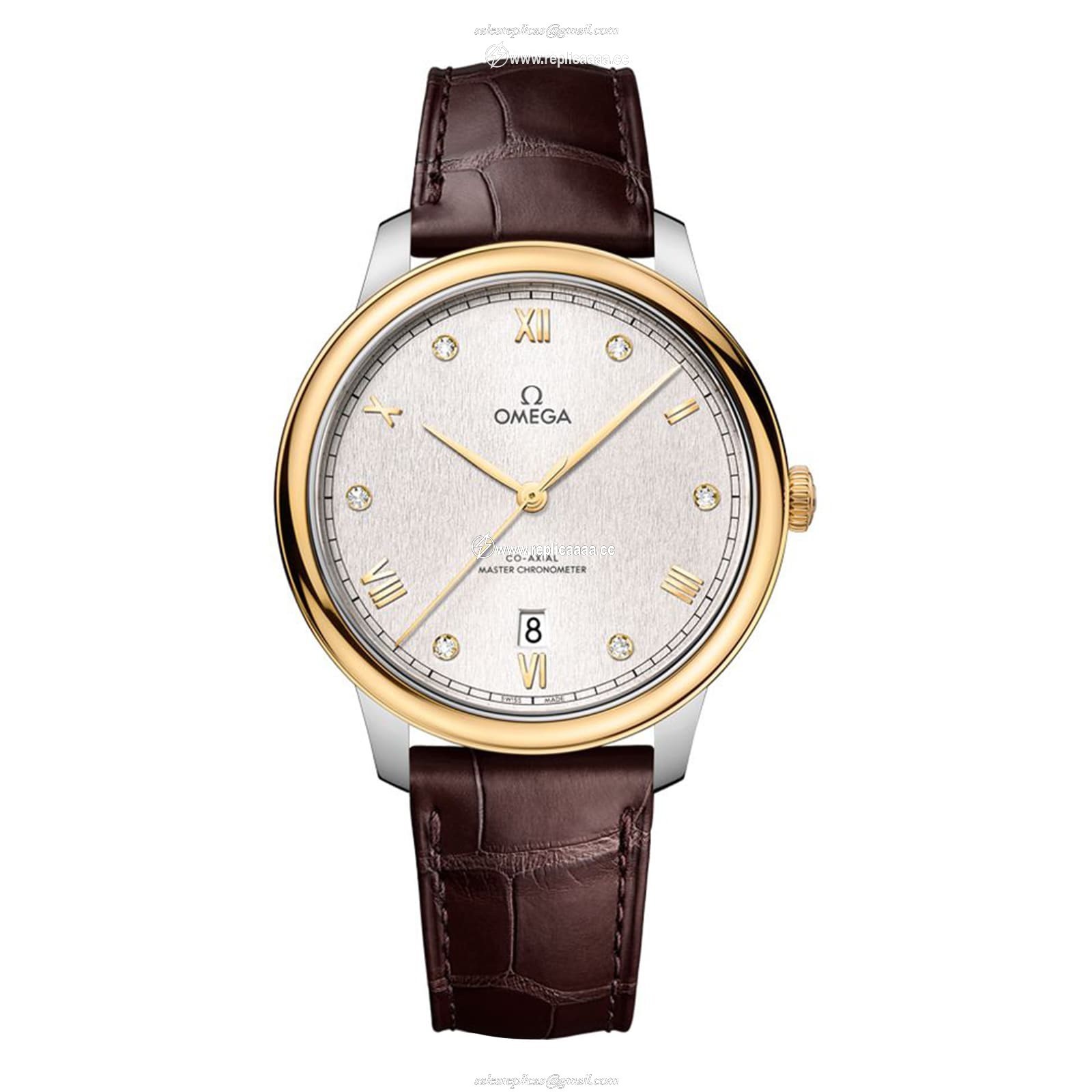 Omega De Ville Prestige 40mm Mens details Silver O43423402052001 1 Omega De Ville Prestige 40mm Mens details Silver O43423402052001