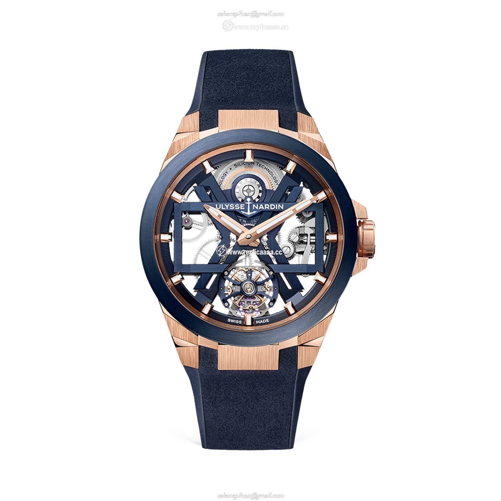 Ulysse Nardin Blast Tourbillon 45mm 18ct Rose Gold Upper Case 1725-400-3A/3A