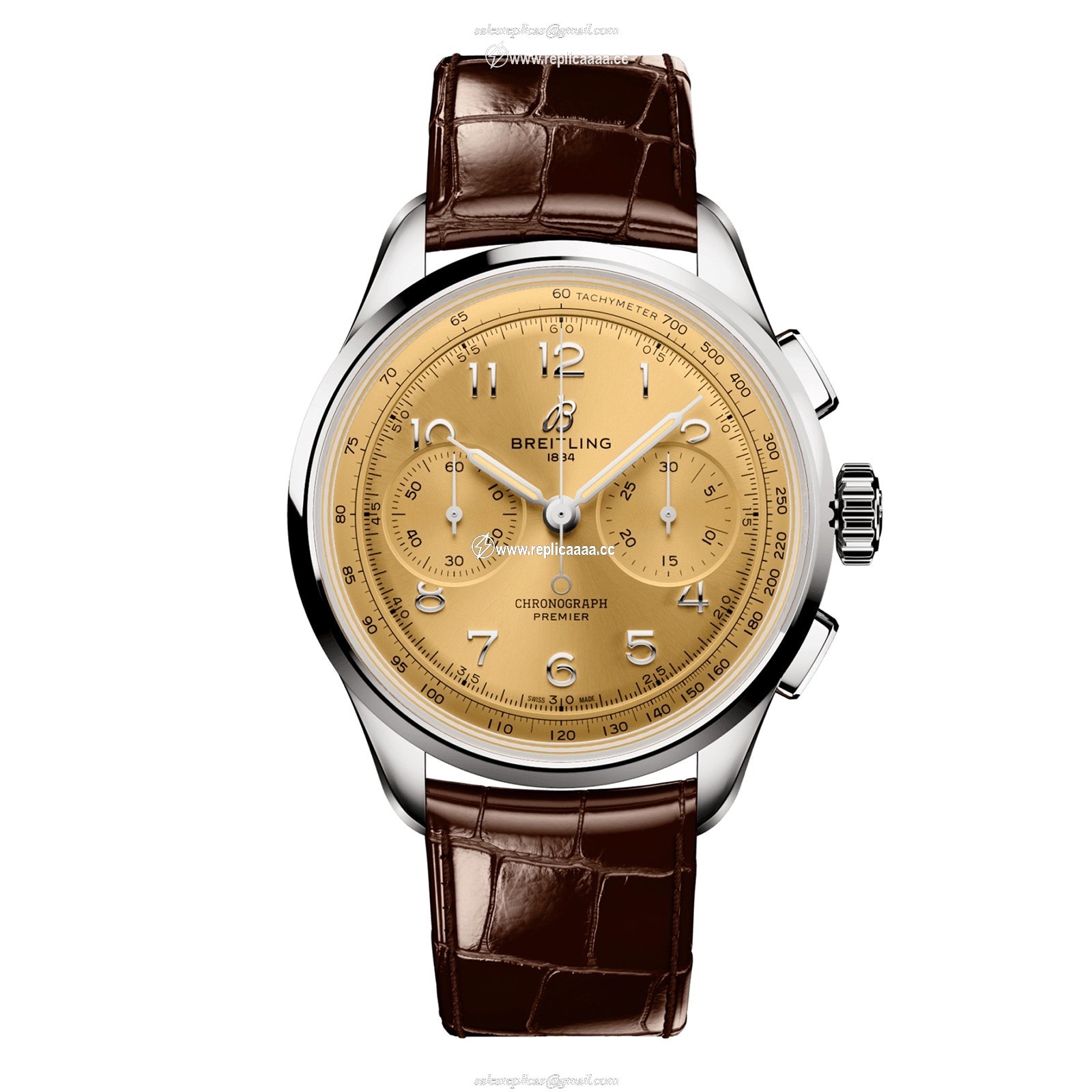 Breitling Premier B09 Chronograph 40mm Mens details Champagne AB0930F51H1P1 1 Breitling Premier B09 Chronograph 40mm Mens details Champagne AB0930F51H1P1