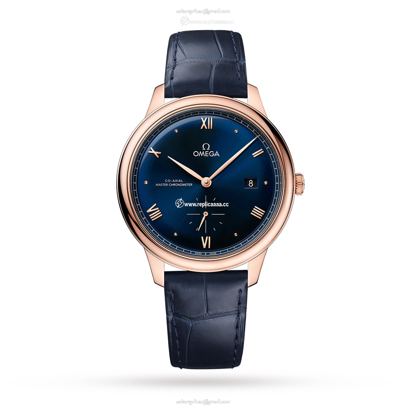 Omega De Ville Prestige Co-Axial Master Chronometer Small Seconds 41mm Mens details Blue O43453412003001 1 Omega De Ville Prestige Co-Axial Master Chronometer Small Seconds 41mm Mens details Blue O43453412003001