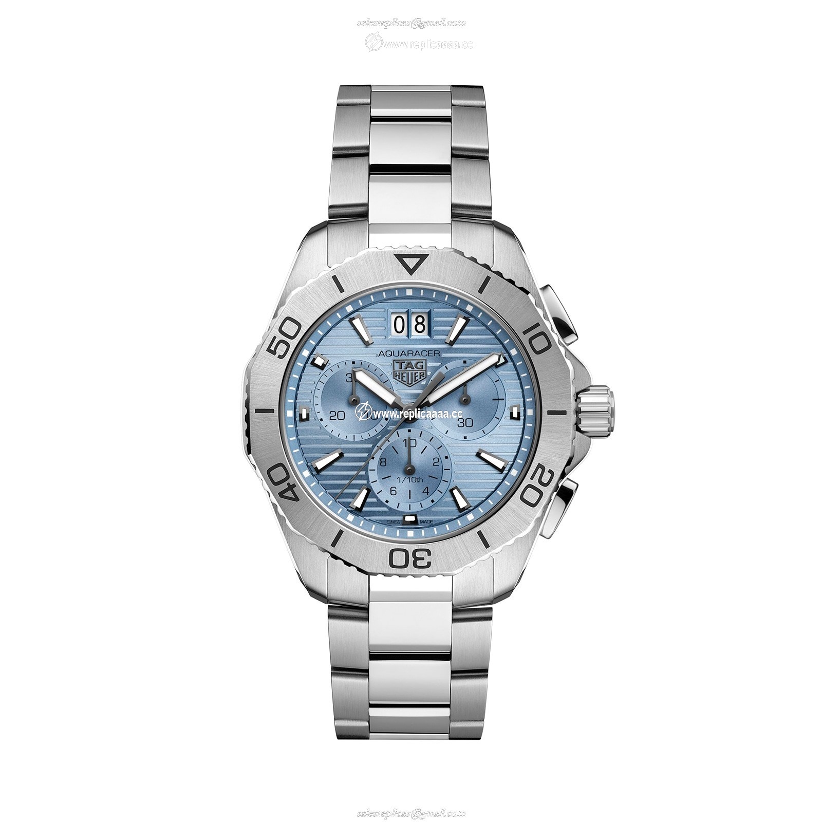 TAG Heuer Aquaracer Chronograph 40mm Mens details Blue CBP1112.BA0627