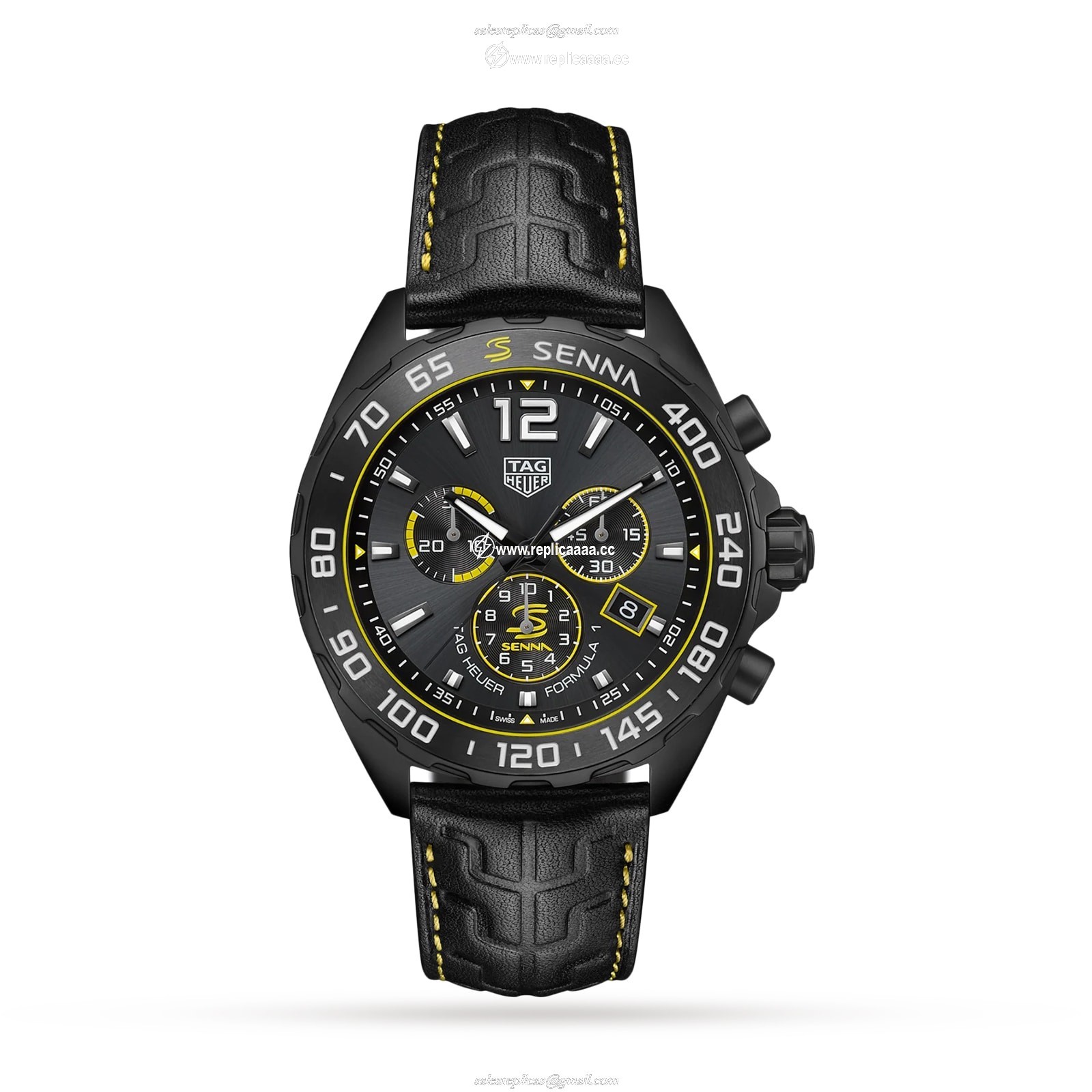 TAG Heuer Formula 1 Senna Special Edition 43mm Mens details CAZ101AJ.FC6487 1 TAG Heuer Formula 1 Senna Special Edition 43mm Mens details CAZ101AJ.FC6487