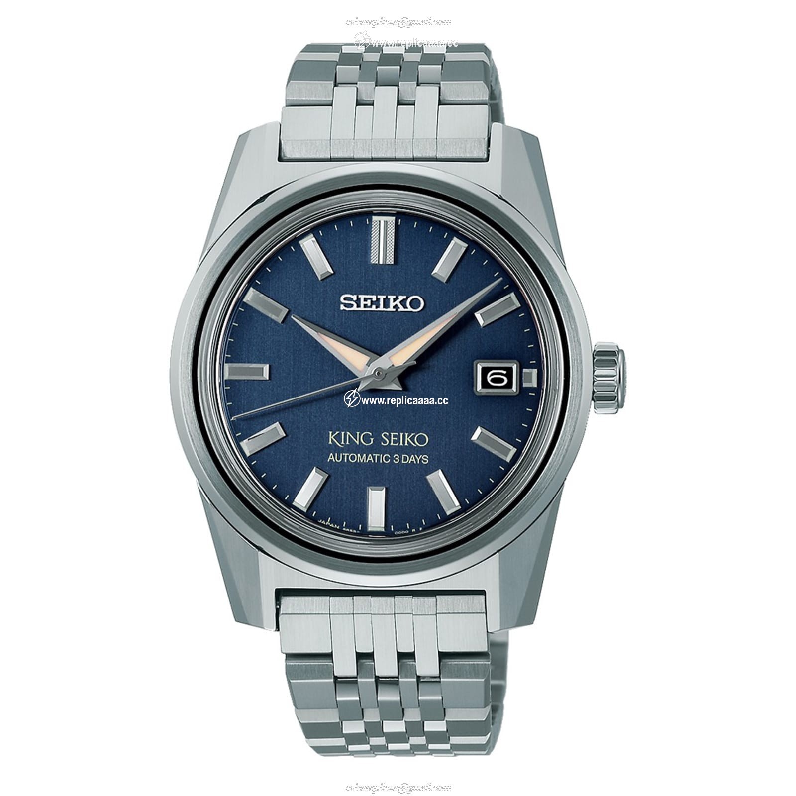 Seiko King Seiko 'Indigo Denim' 6R55 3 Day Power Reserve 38.3mm Mens details SPB389J1