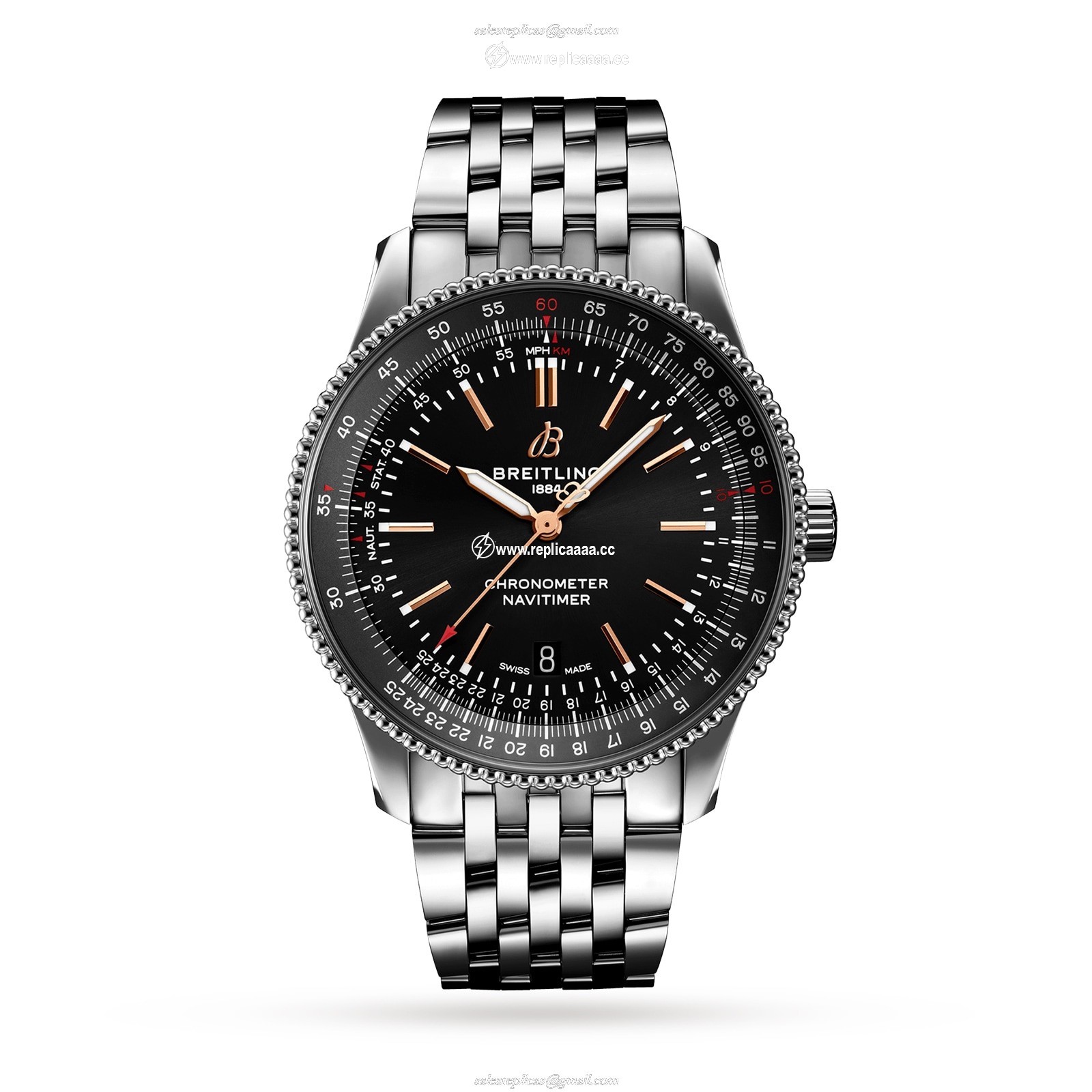 Breitling Navitimer Automatic 41 Stainless Steel details A17326241B1A1 1 Breitling Navitimer Automatic 41 Stainless Steel details A17326241B1A1