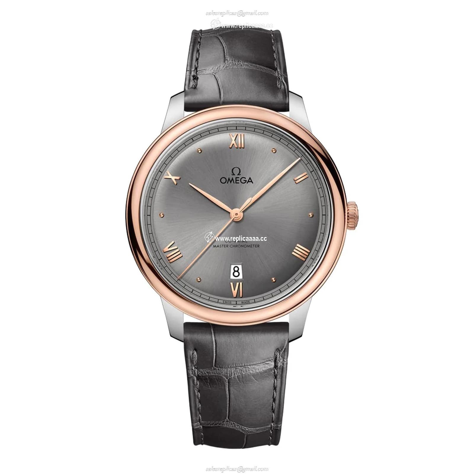 Omega De Ville Prestige 40mm Mens details Grey O43423402006001 1 Omega De Ville Prestige 40mm Mens details Grey O43423402006001