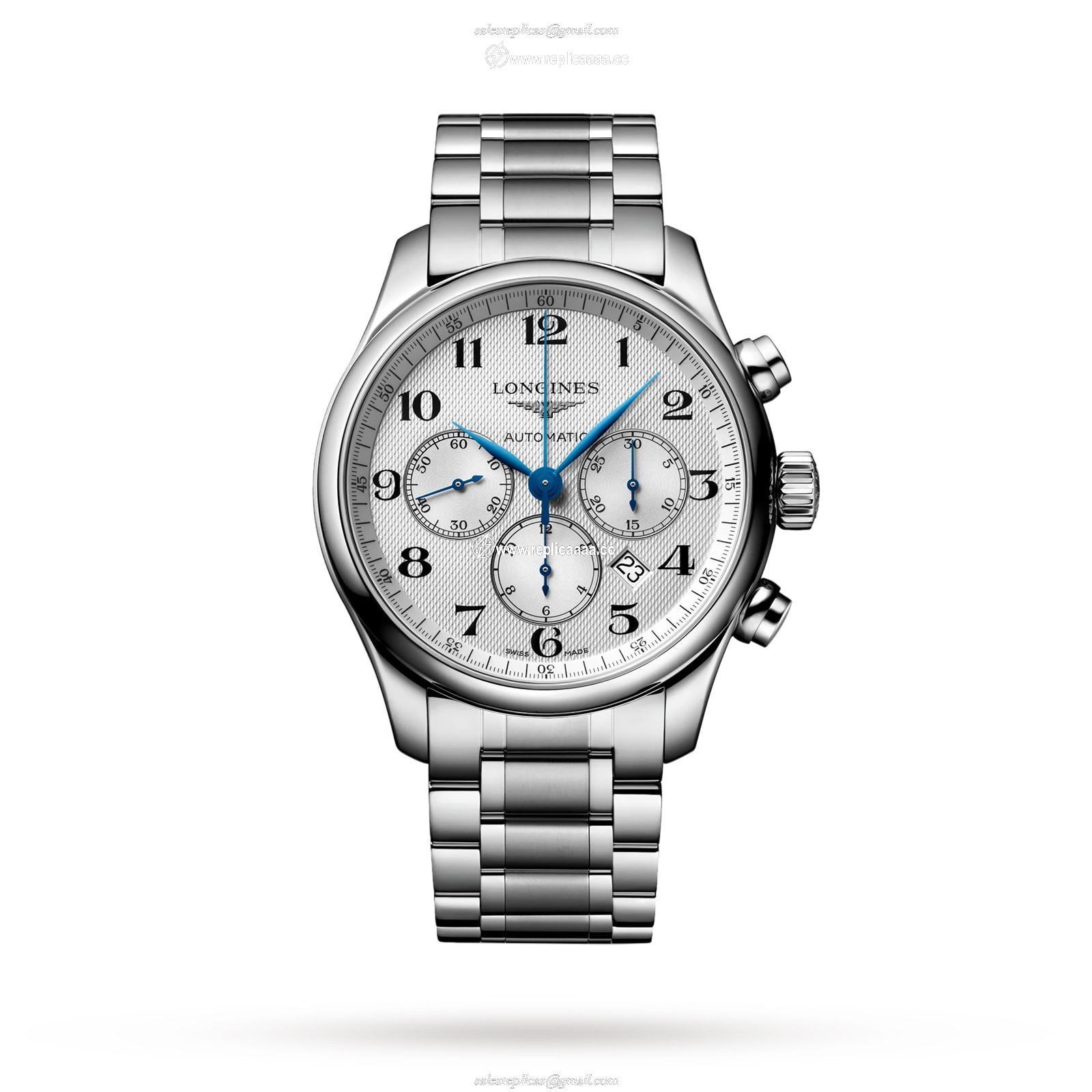 Longines Master Collection 44mm Mens details Silver L28594786 1 Longines Master Collection 44mm Mens details Silver L28594786
