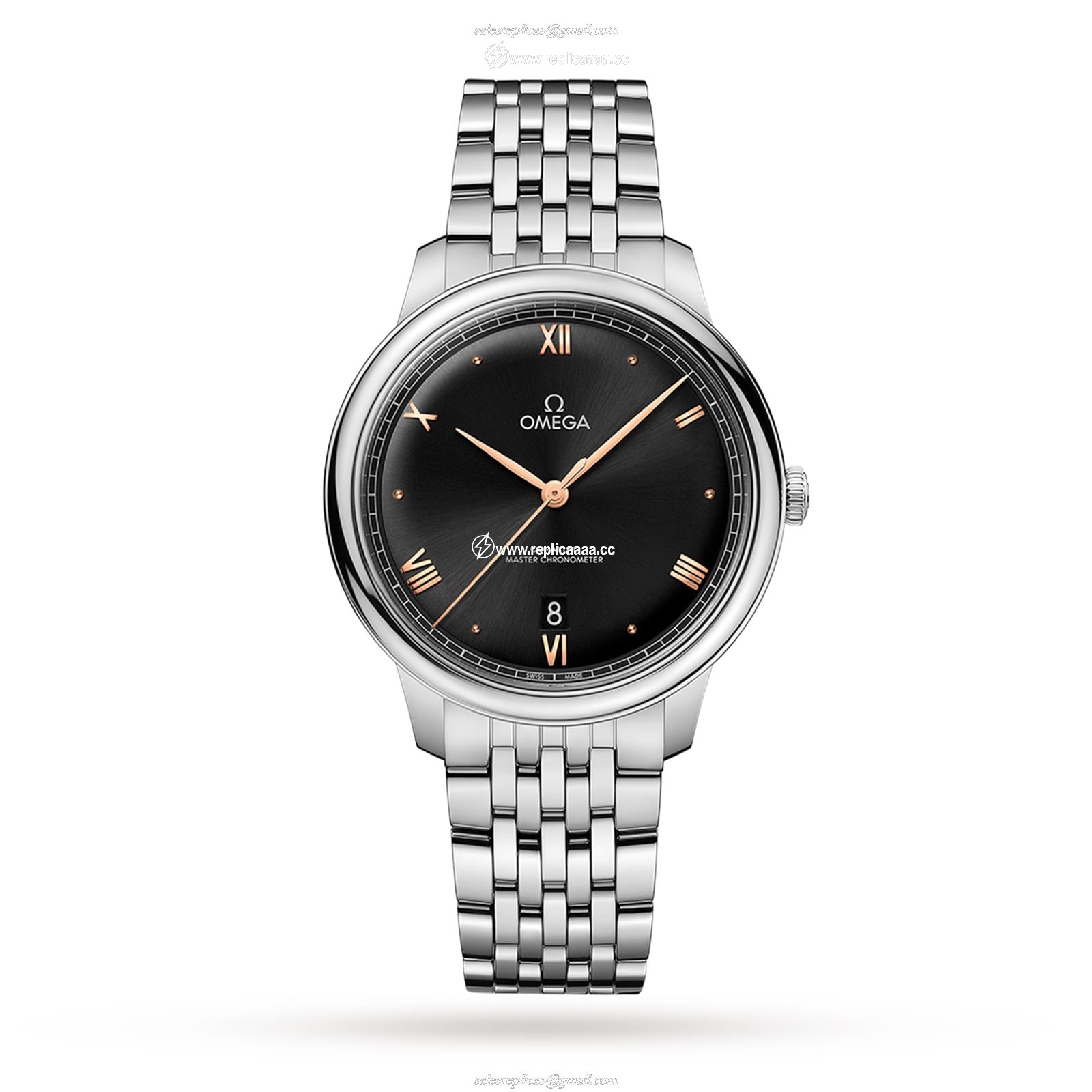 Omega De Ville Prestige Co-Axial Master Chronometer 40mm Mens details Black O43410402001001 1 Omega De Ville Prestige Co-Axial Master Chronometer 40mm Mens details Black O43410402001001