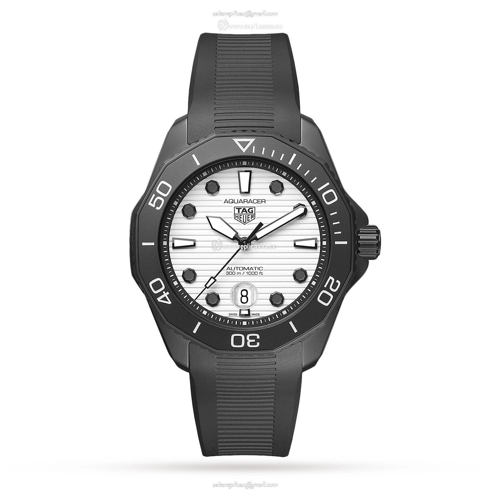 TAG Heuer Night Diver Aquaracer Calibre 5 43mm Mens details WBP201D.FT6197 1 TAG Heuer Night Diver Aquaracer Calibre 5 43mm Mens details WBP201D.FT6197