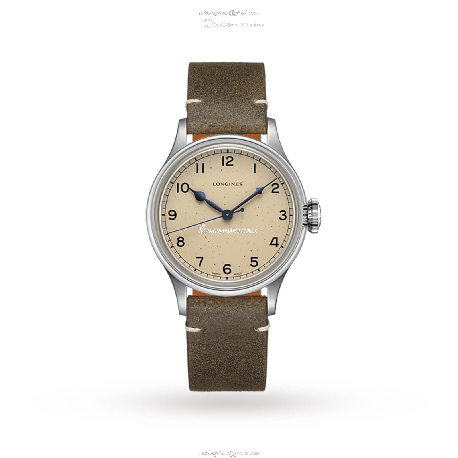Longines Military 39mm Mens details L28194932