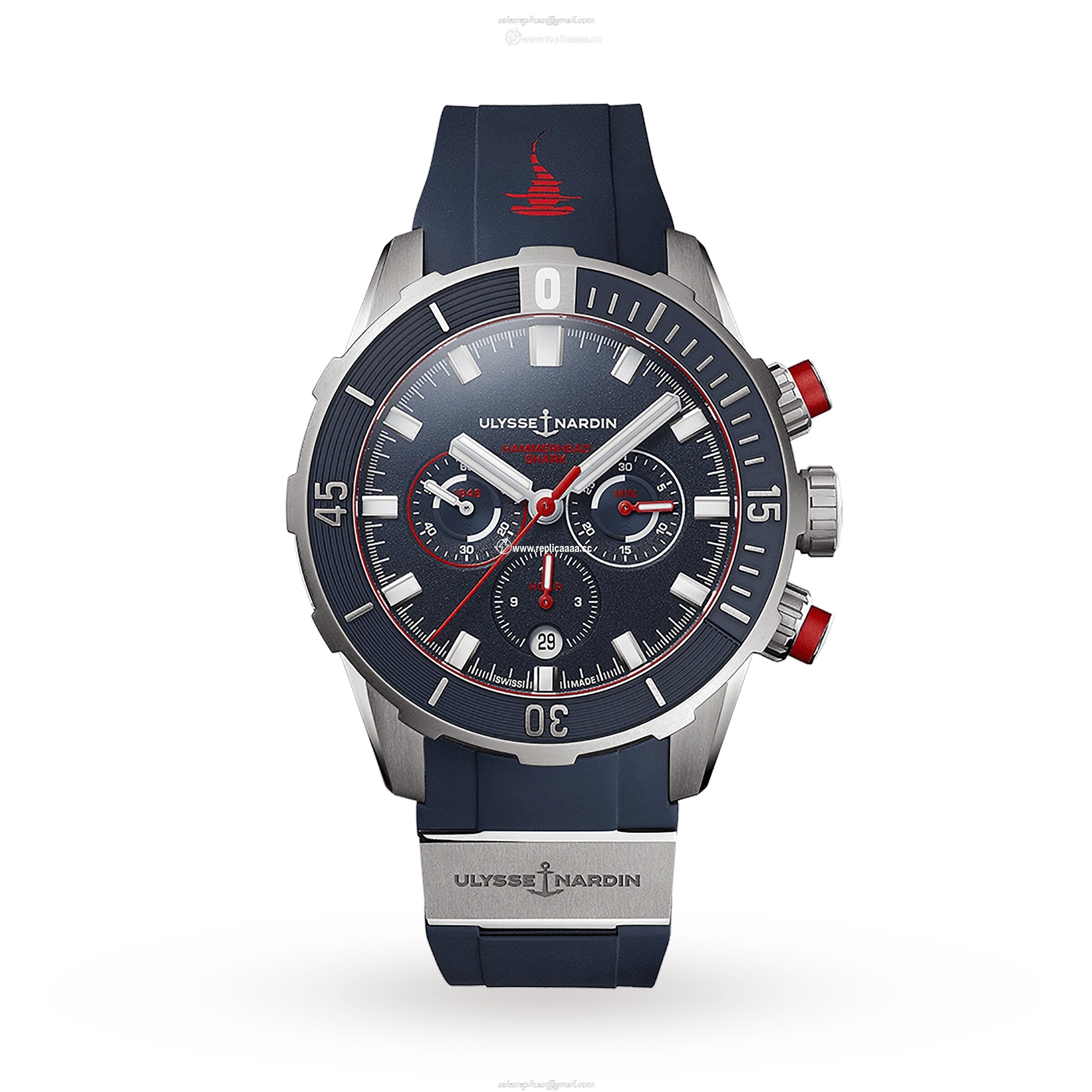 Ulysse Nardin Diver Chronograph 44mm Limited Edition 1503-170-3/93-HAMMER