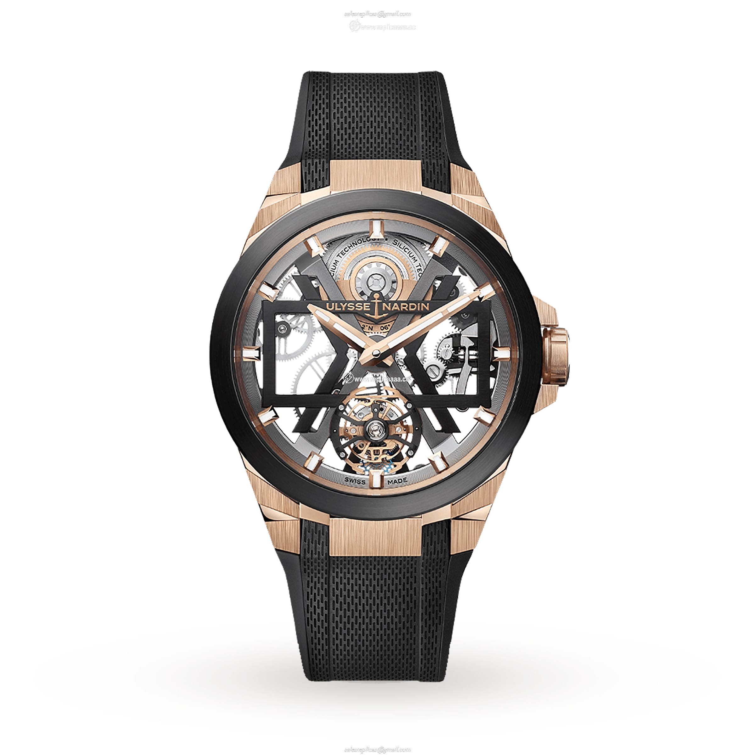 Ulysse Nardin Blast Tourbillon 45mm 18ct Rose Gold Upper Case 1725-400-3A/02