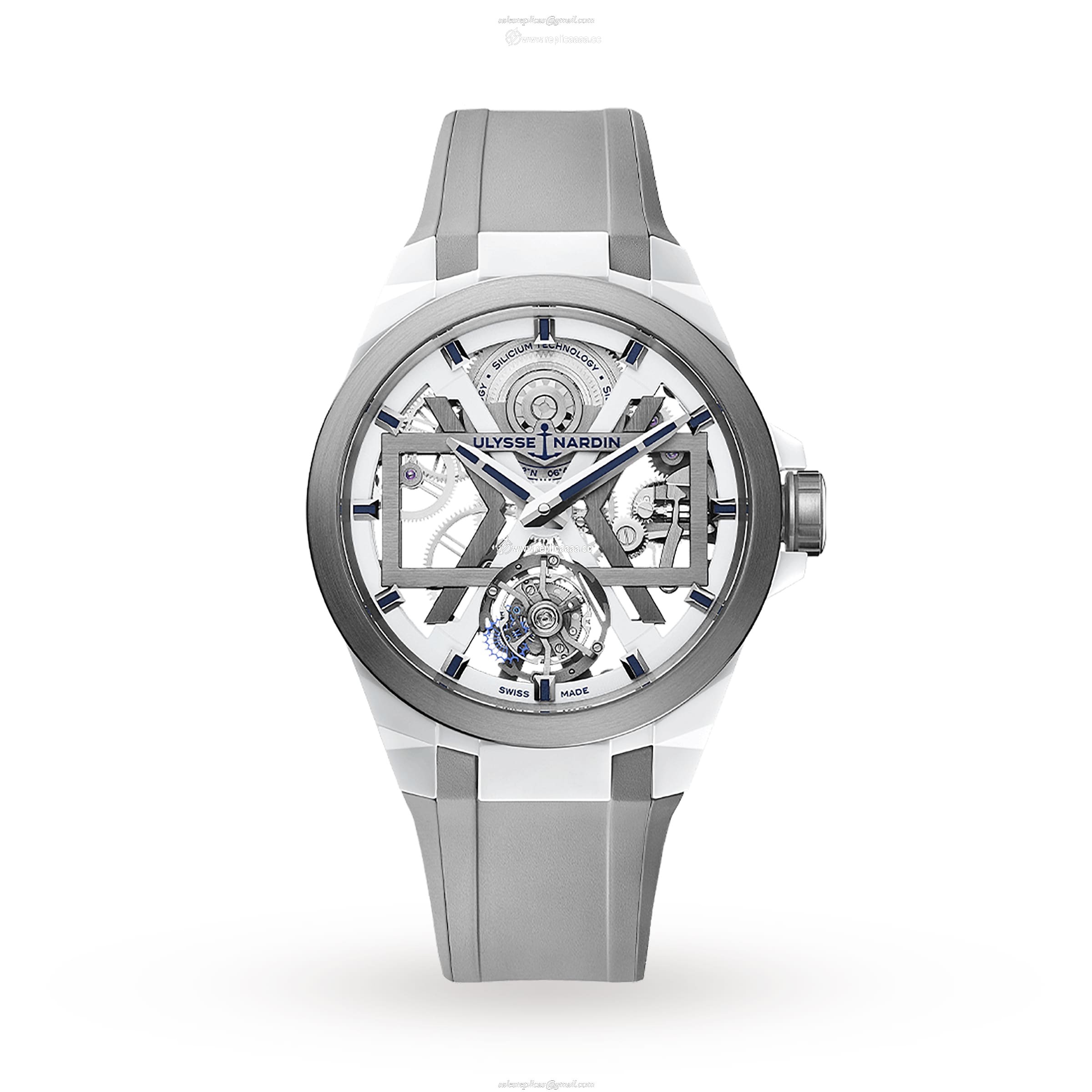 Ulysse Nardin Blast Tourbillon 45mm White Ceramic Upper Case 1723-400-3A/00