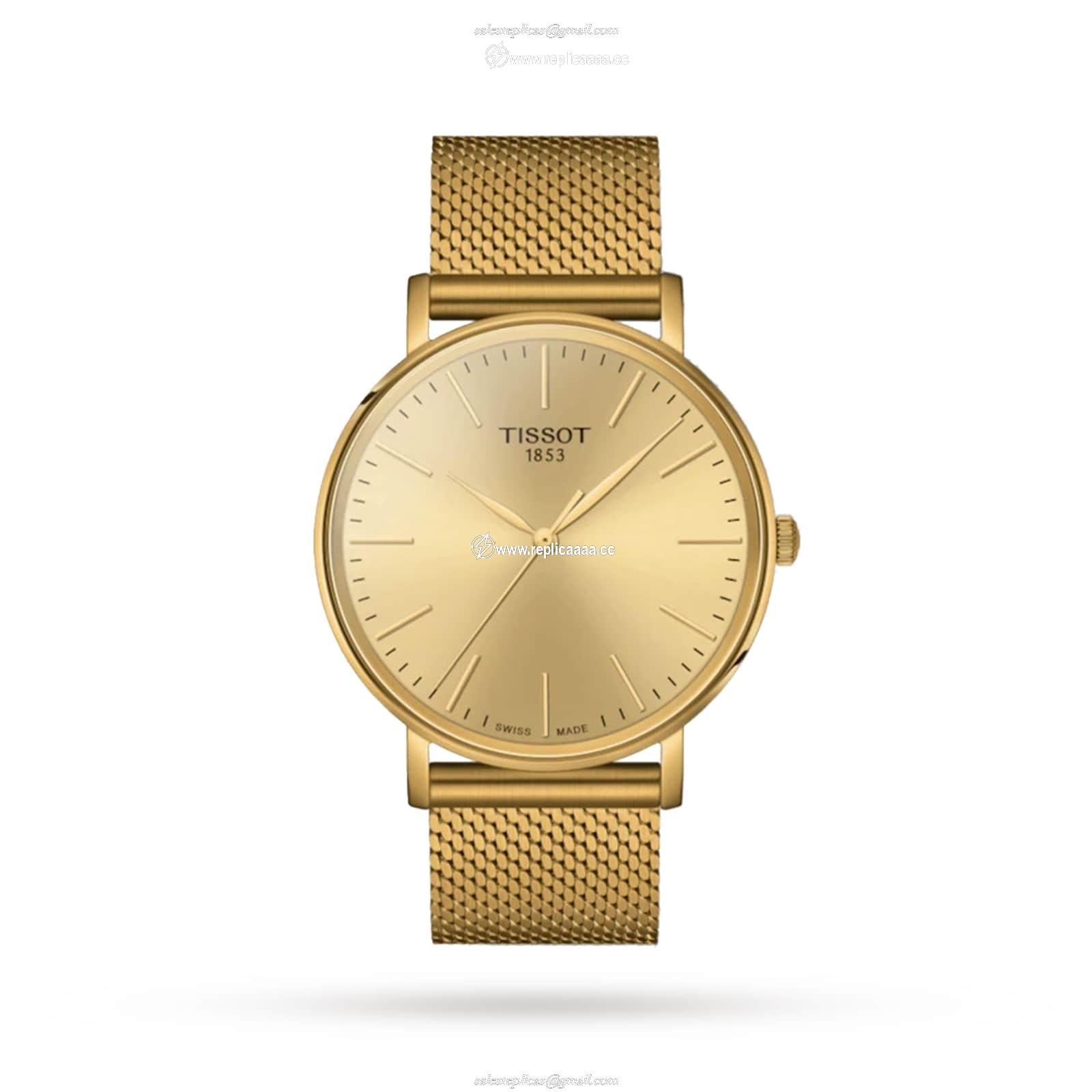 Tissot Everytime Gold 40mm Mens details T1434103302100