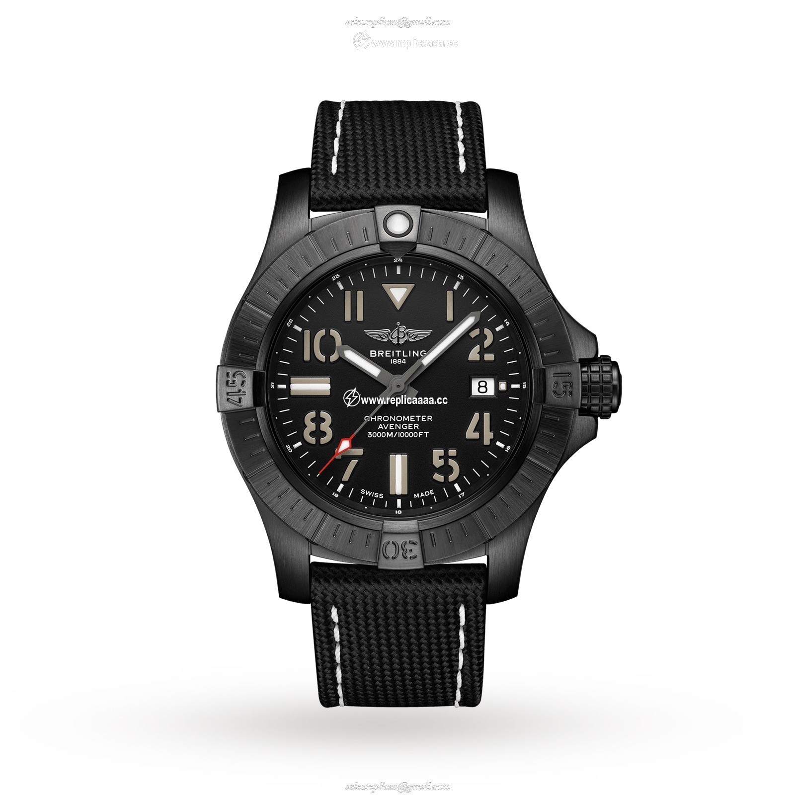 Breitling Avenger Automatic 45 Seawolf Night Mission details V17319101B1X2 1 Breitling Avenger Automatic 45 Seawolf Night Mission details V17319101B1X2