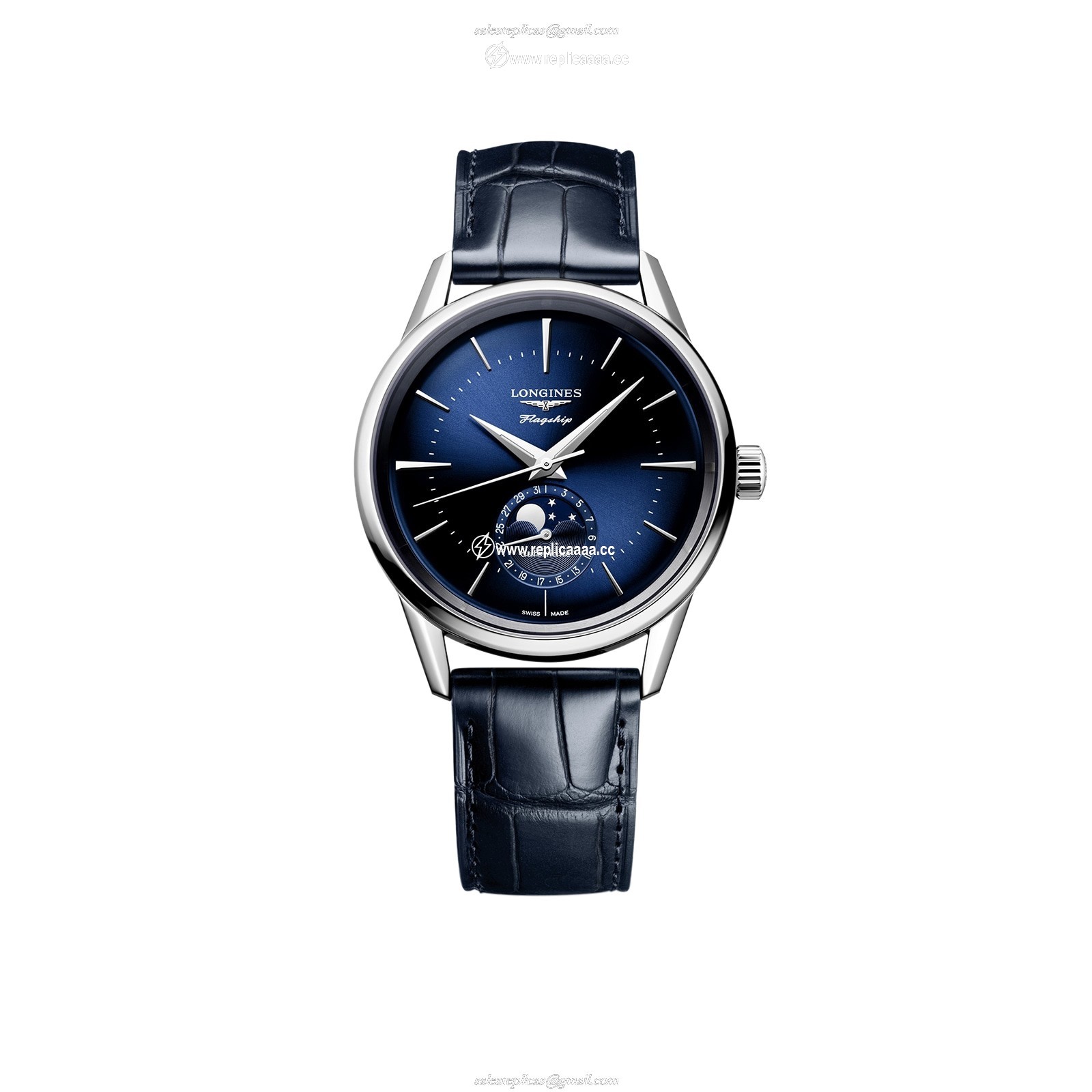 Longines Elegant 38.5mm Mens details Blue L48154922 1 Longines Elegant 38.5mm Mens details Blue L48154922