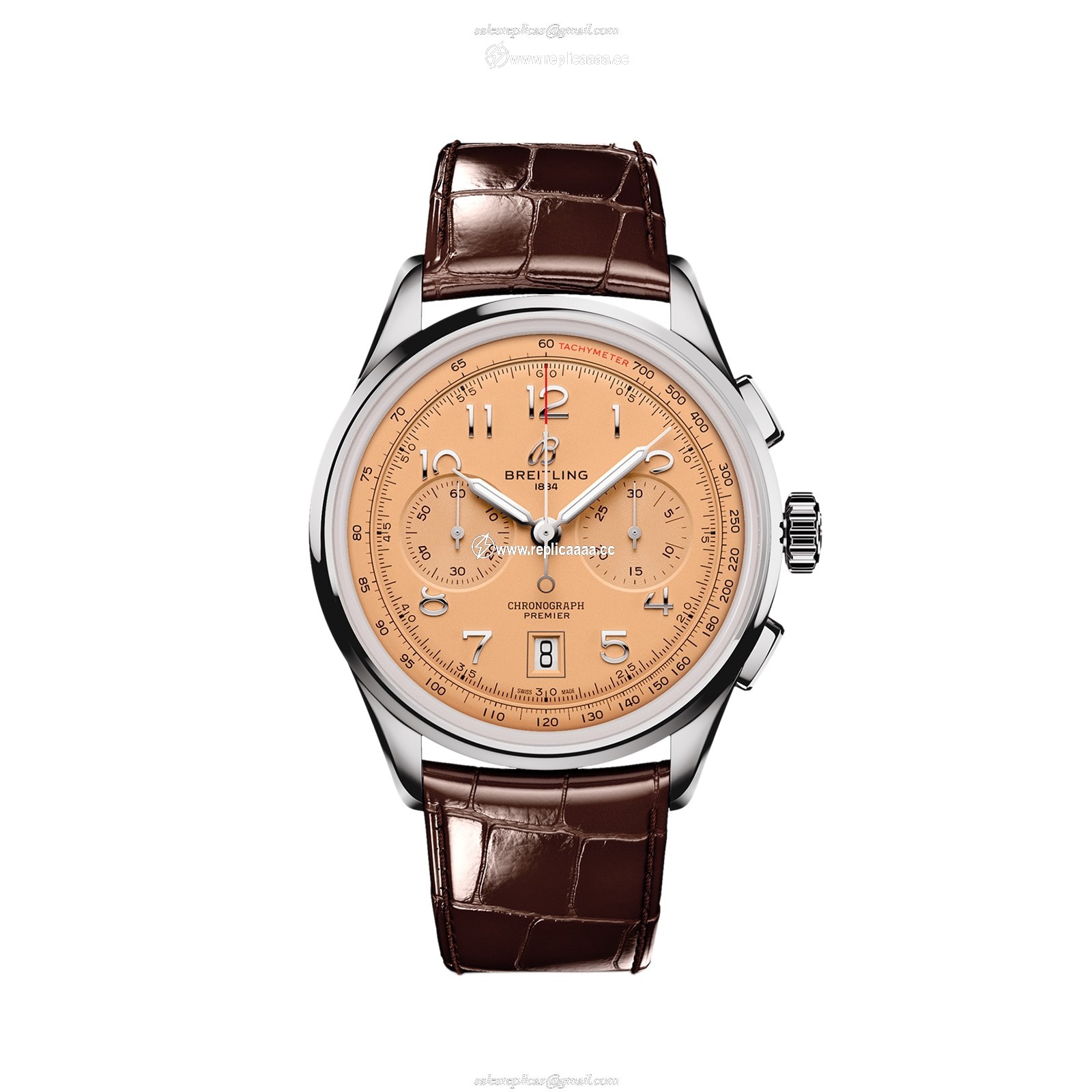 Breitling Premier B01 Chronograph 42mm Mens details Copper AB0145331K1P1 1 Breitling Premier B01 Chronograph 42mm Mens details Copper AB0145331K1P1