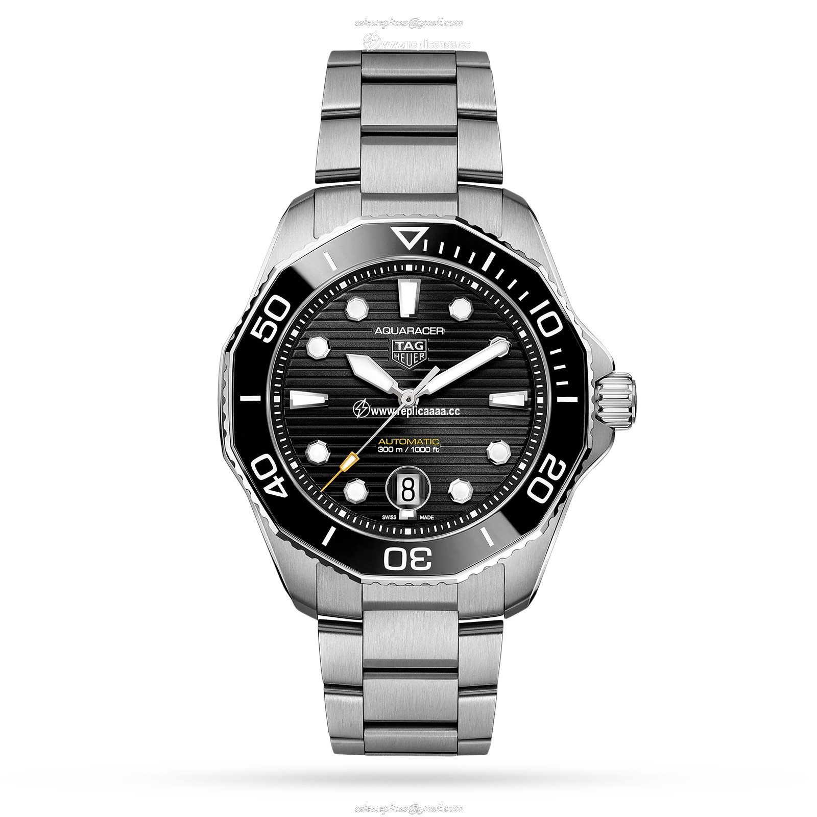 TAG Heuer Aquaracer Calibre 5 Automatic 43mm Mens details WBP201A.BA0632