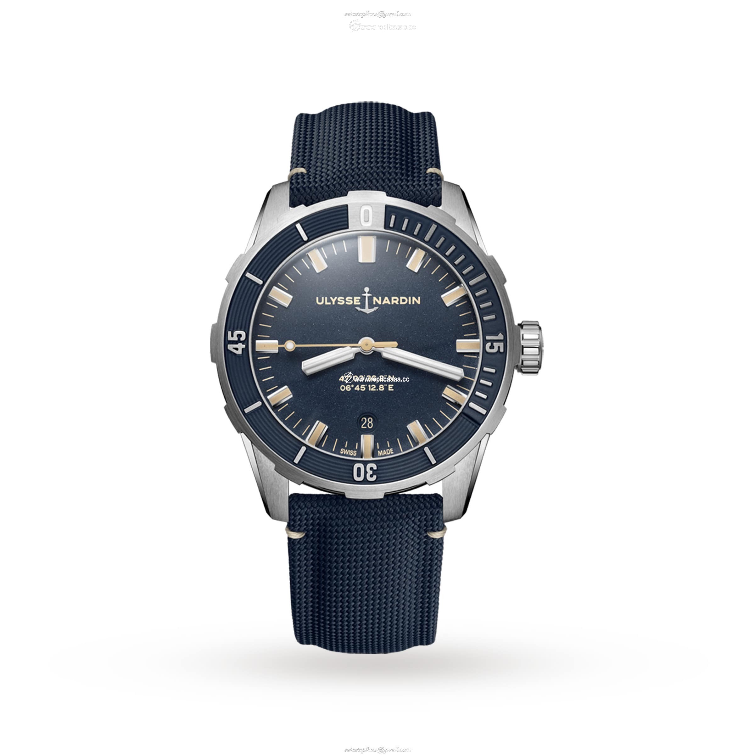 Ulysse Nardin Diver 42mm Stainless Steel Case And Bezel 8163-175/93