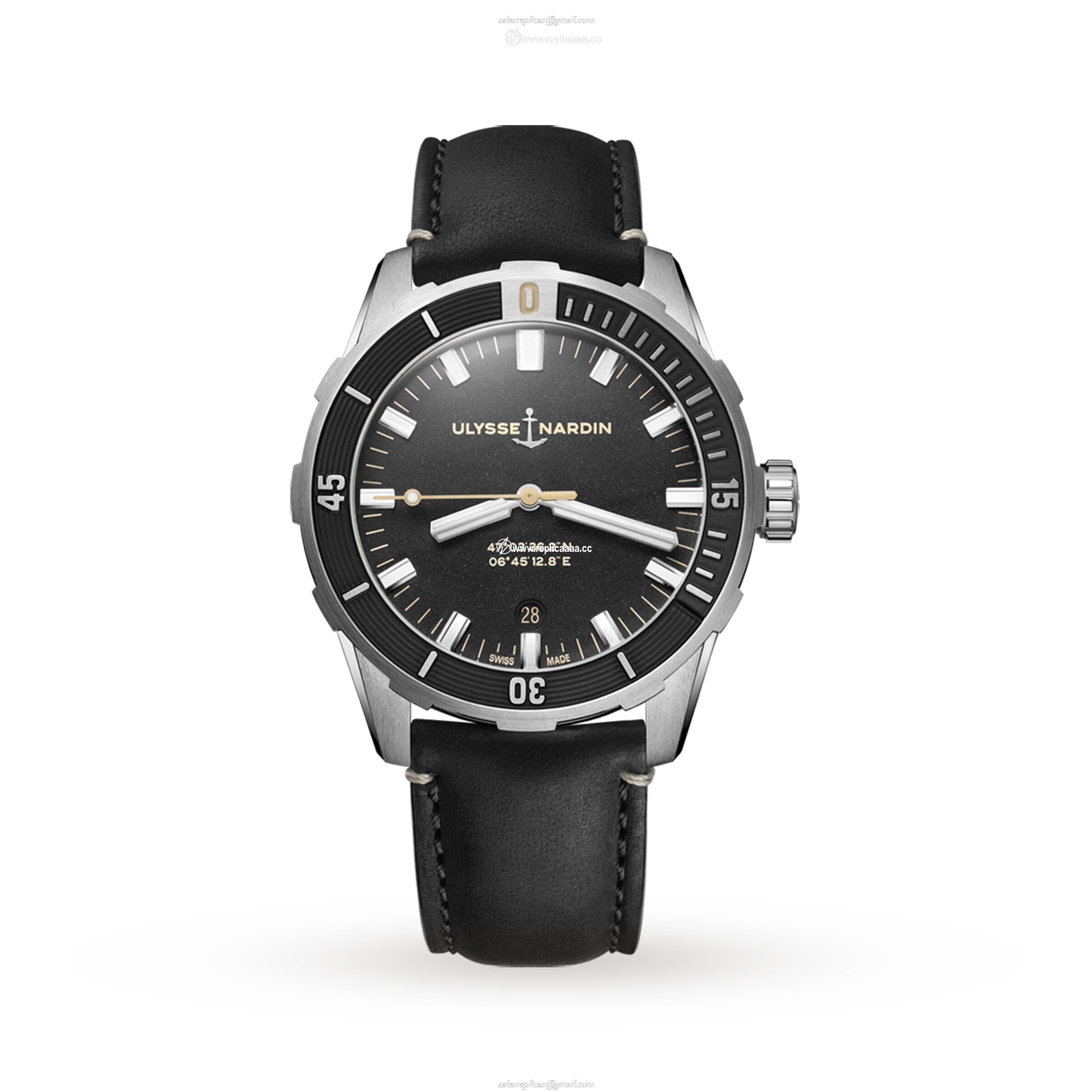 Ulysse Nardin Diver 42mm Stainless Steel Case And Bezel 8163-175/92