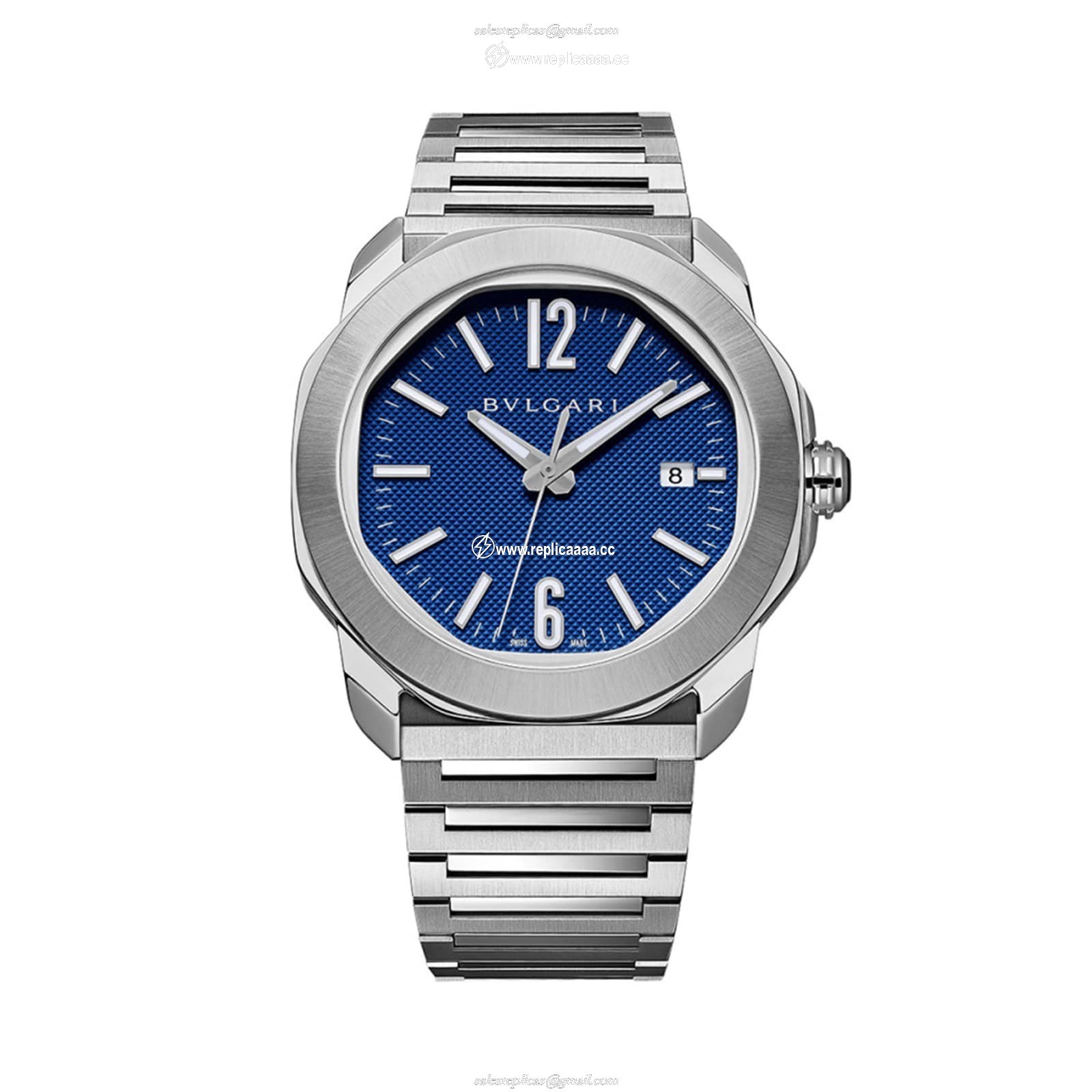Bvlgari Octo Roma 41mm Mens details Blue 103739 1 Bvlgari Octo Roma 41mm Mens details Blue 103739
