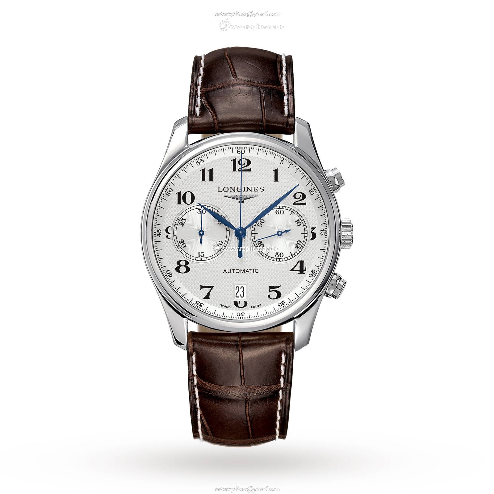 Longines Master Collection 40mm Automatic Chronograph Mens details L26294783