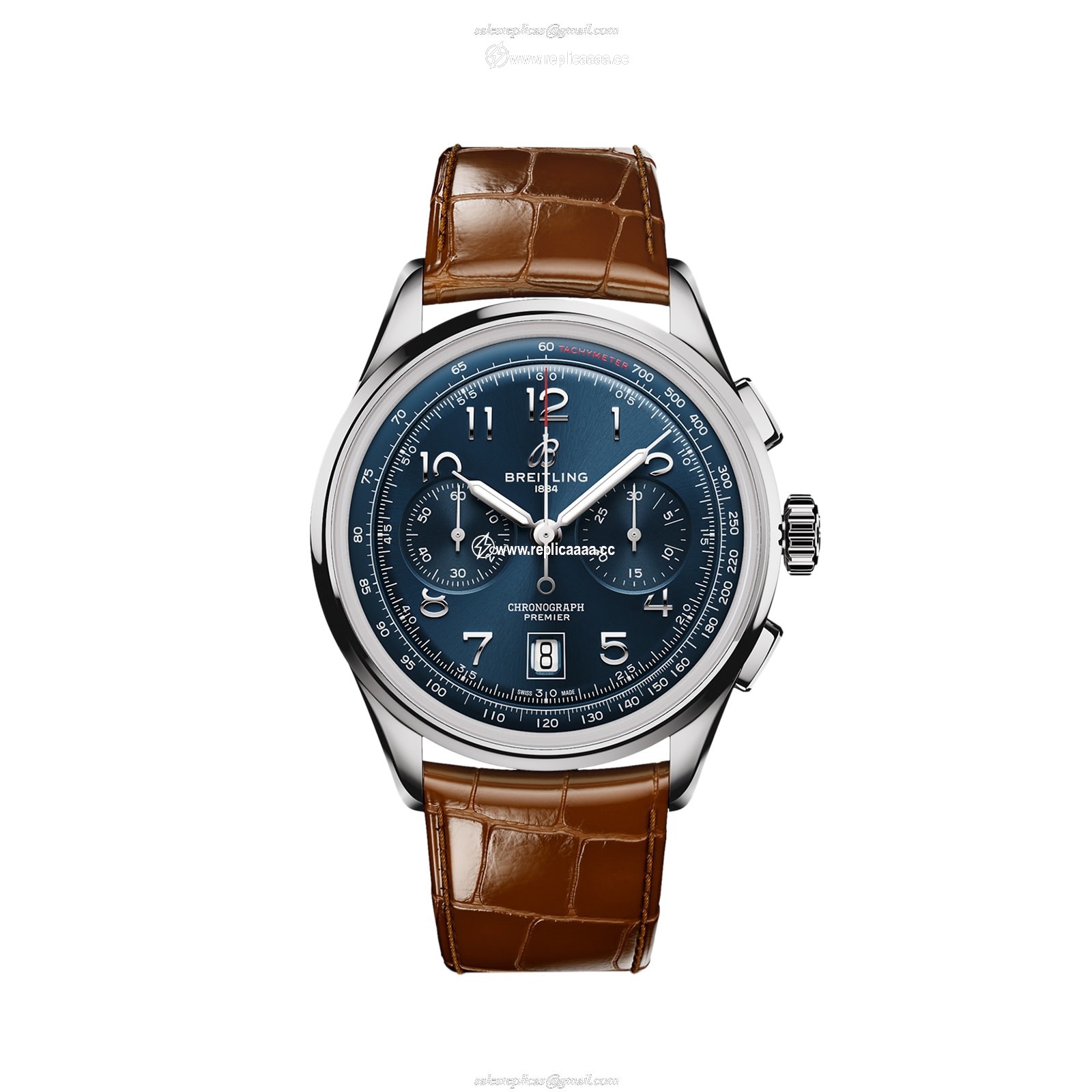 Breitling Premier B01 Chronograph 42mm Mens details Blue AB0145171C1P1 1 Breitling Premier B01 Chronograph 42mm Mens details Blue AB0145171C1P1