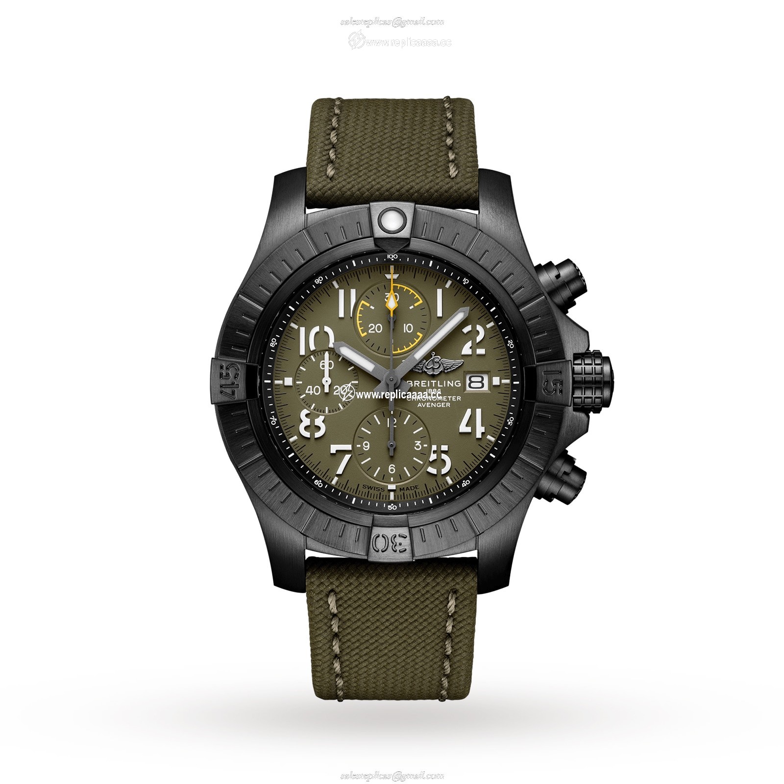 Breitling Avenger Chronograph 45 Night Mission details V13317101L1X2 1 Breitling Avenger Chronograph 45 Night Mission details V13317101L1X2