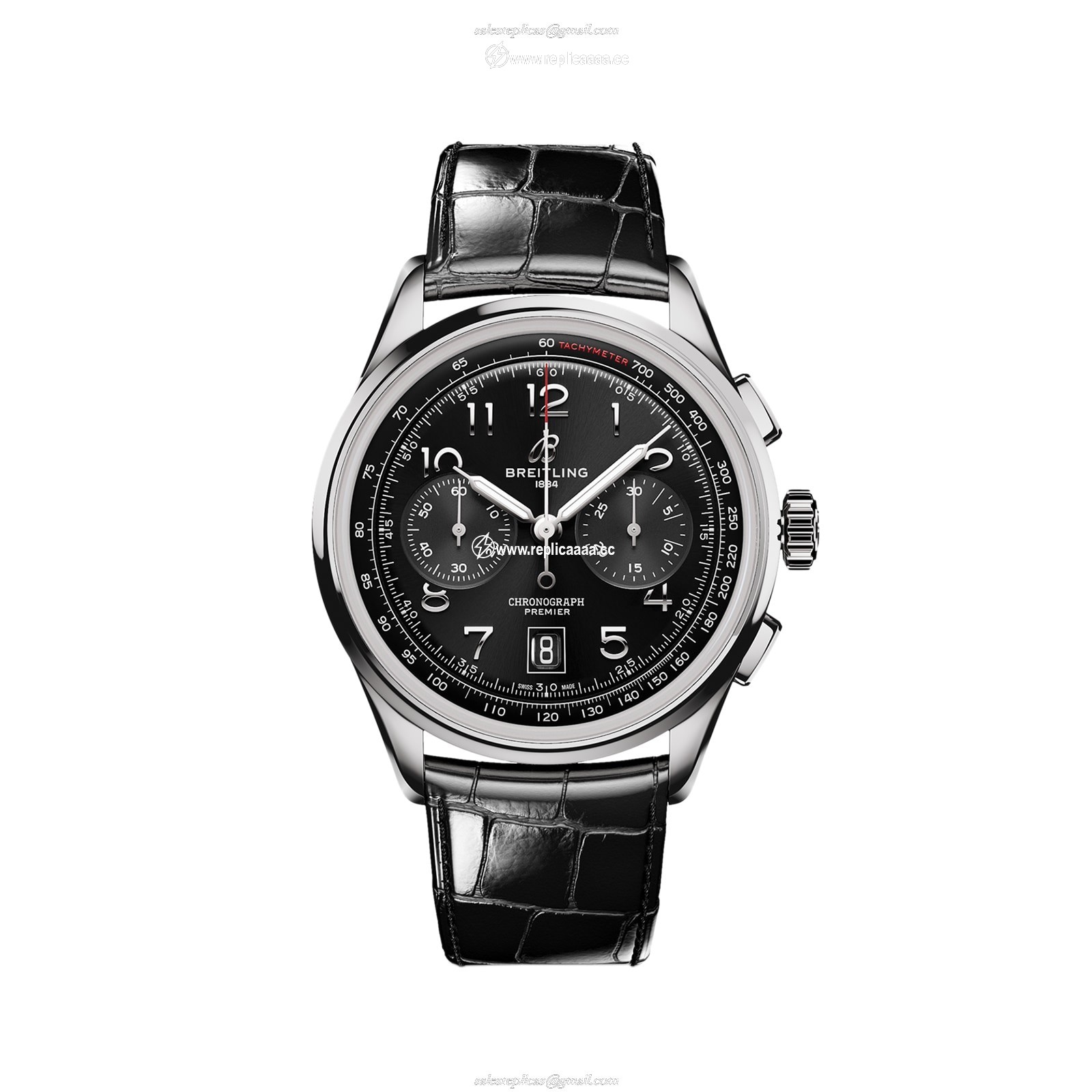 Breitling Premier B01 Chronograph 42mm Mens details Black AB0145221B1P1 1 Breitling Premier B01 Chronograph 42mm Mens details Black AB0145221B1P1