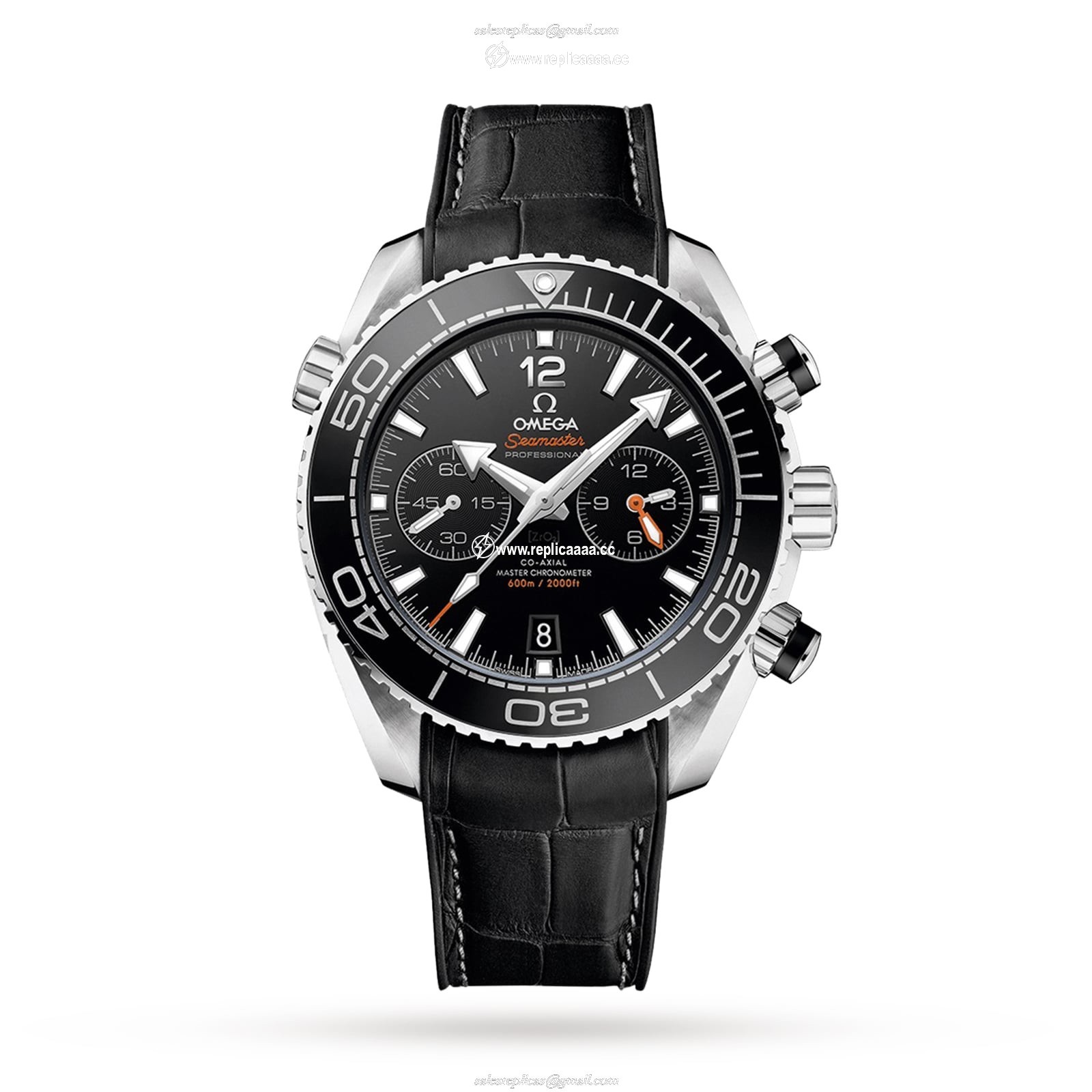 Omega Seamaster Planet Ocean Chronograph 45.5mm Mens details O21533465101001