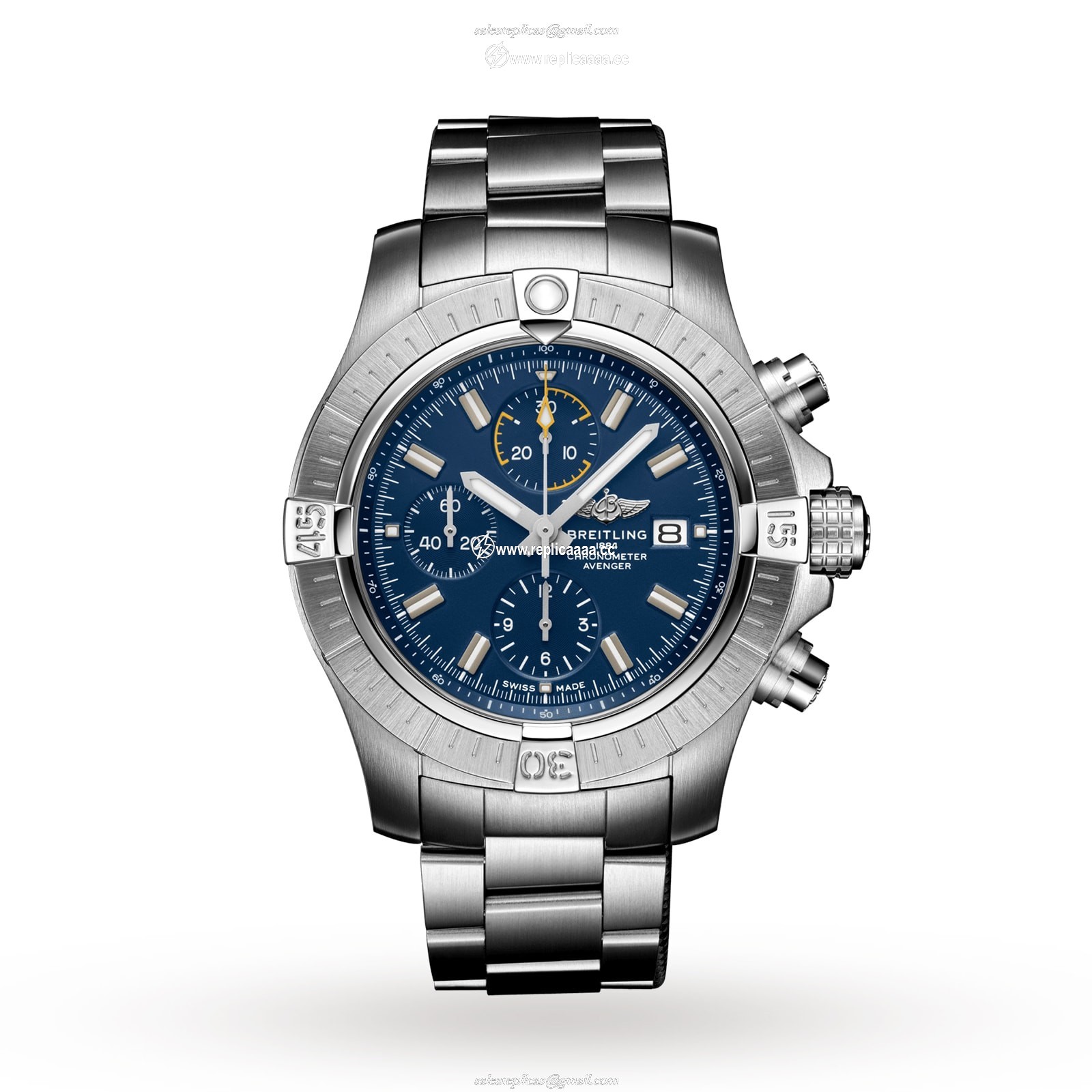 Breitling Avenger Chronograph 45 Stainless Steel details A13317101C1A1