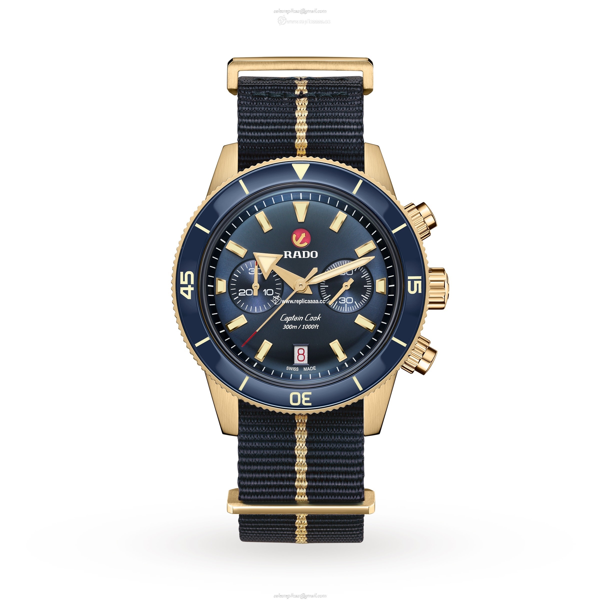 Rado Captain Cook Chronograph 43mm R32146208