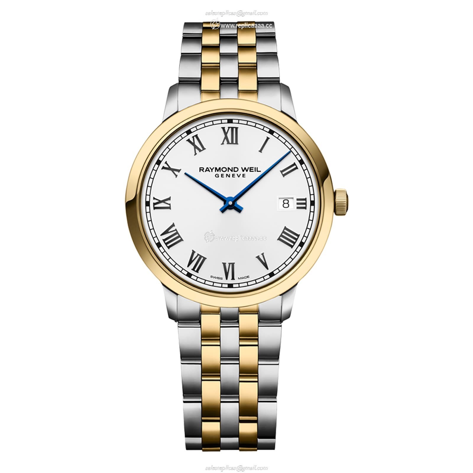 Raymond Weil Toccata 39mm Mens details White 5485-STP-00359