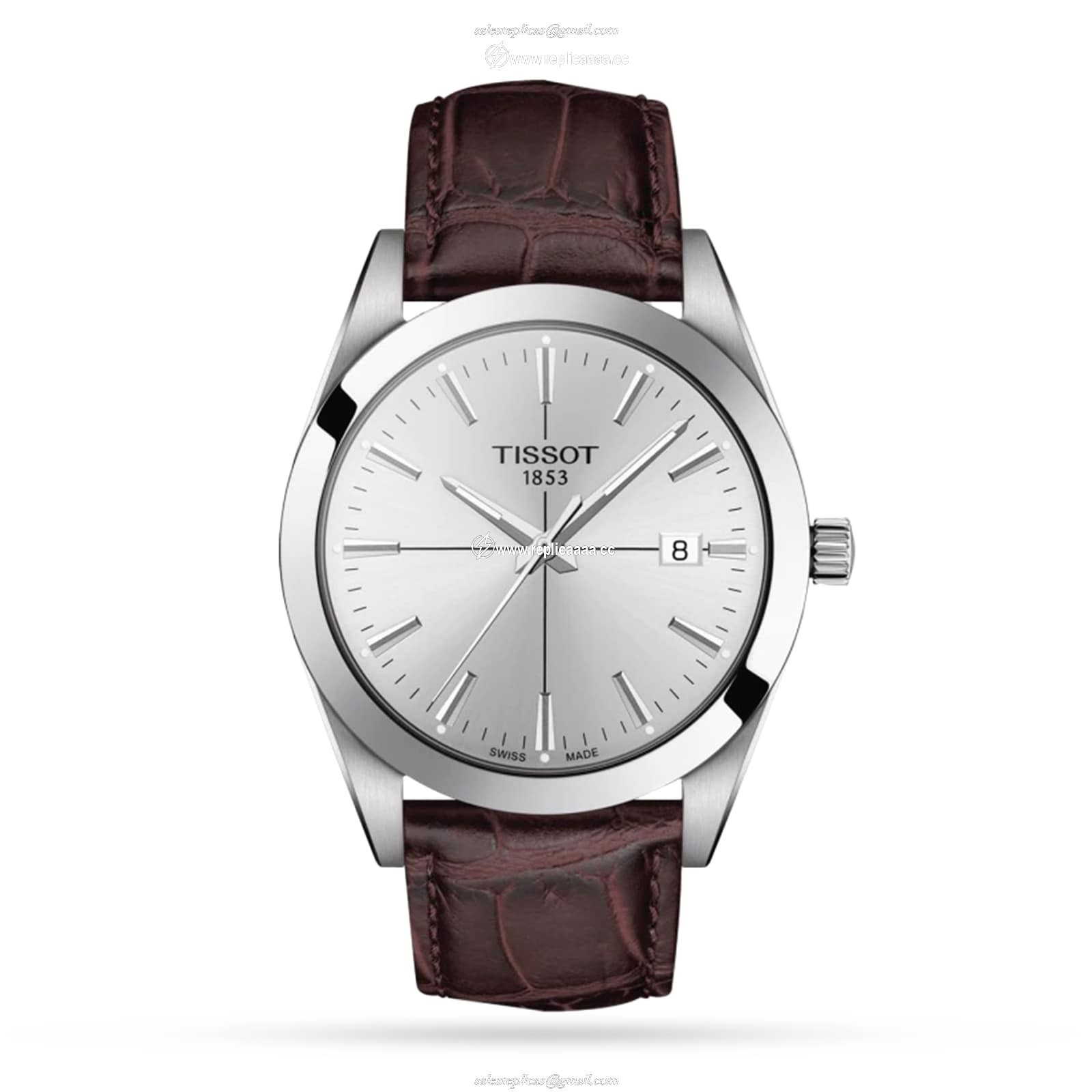 Tissot T-Classic Gentleman 40mm Mens details T1274101603101