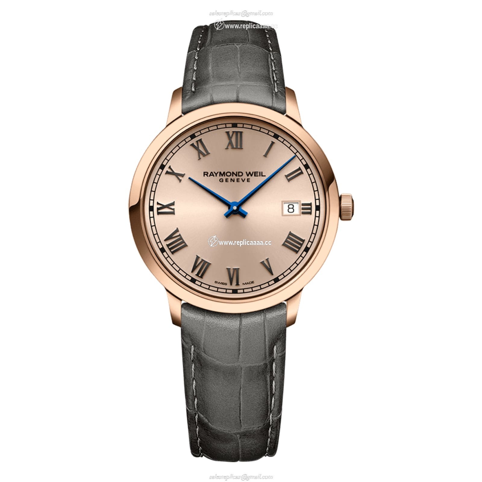 Raymond Weil Toccata 39mm Mens Rose Dial 5485-PC5-00859