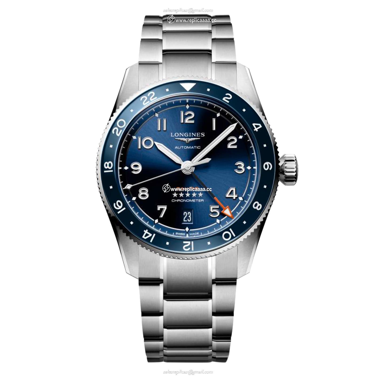 Longines Spirit Avigation 39mm Mens details Blue L38024936 1 Longines Spirit Avigation 39mm Mens details Blue L38024936